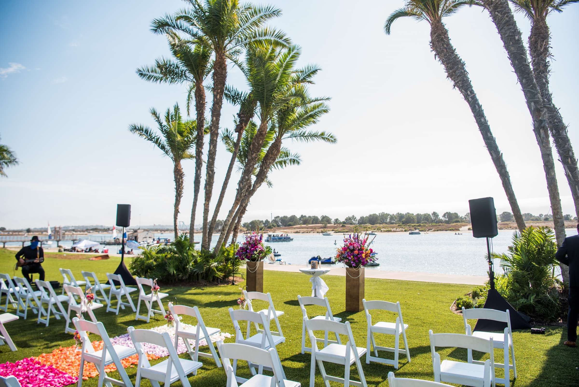San Diego Mission Bay Resort Wedding coordinated by SD Weddings by Gina, Vanessa and Chris Wedding Photo #124 by True Photography