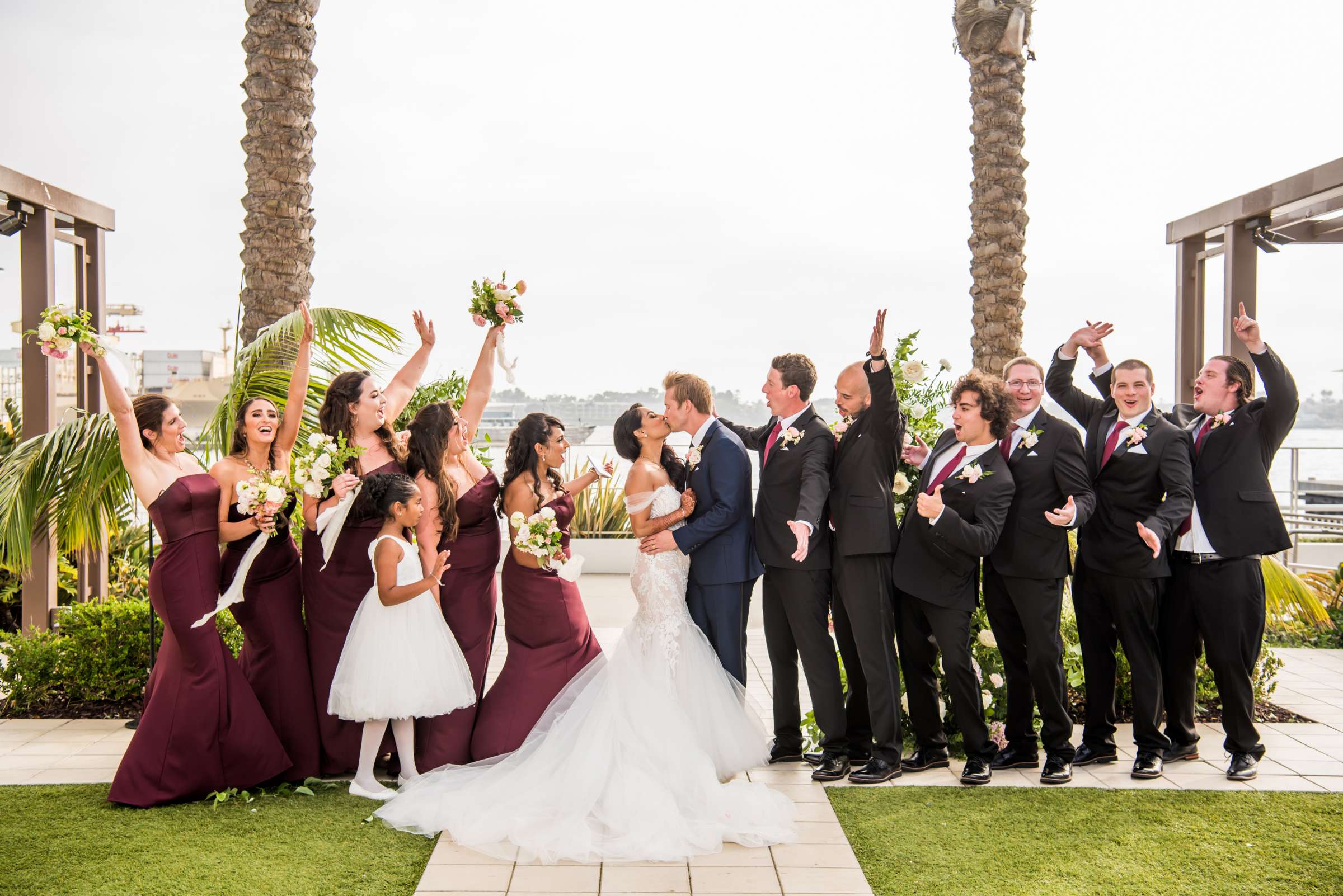 Hilton San Diego Bayfront Wedding coordinated by Reva Event, Shivani and Joey Wedding Photo #50 by True Photography