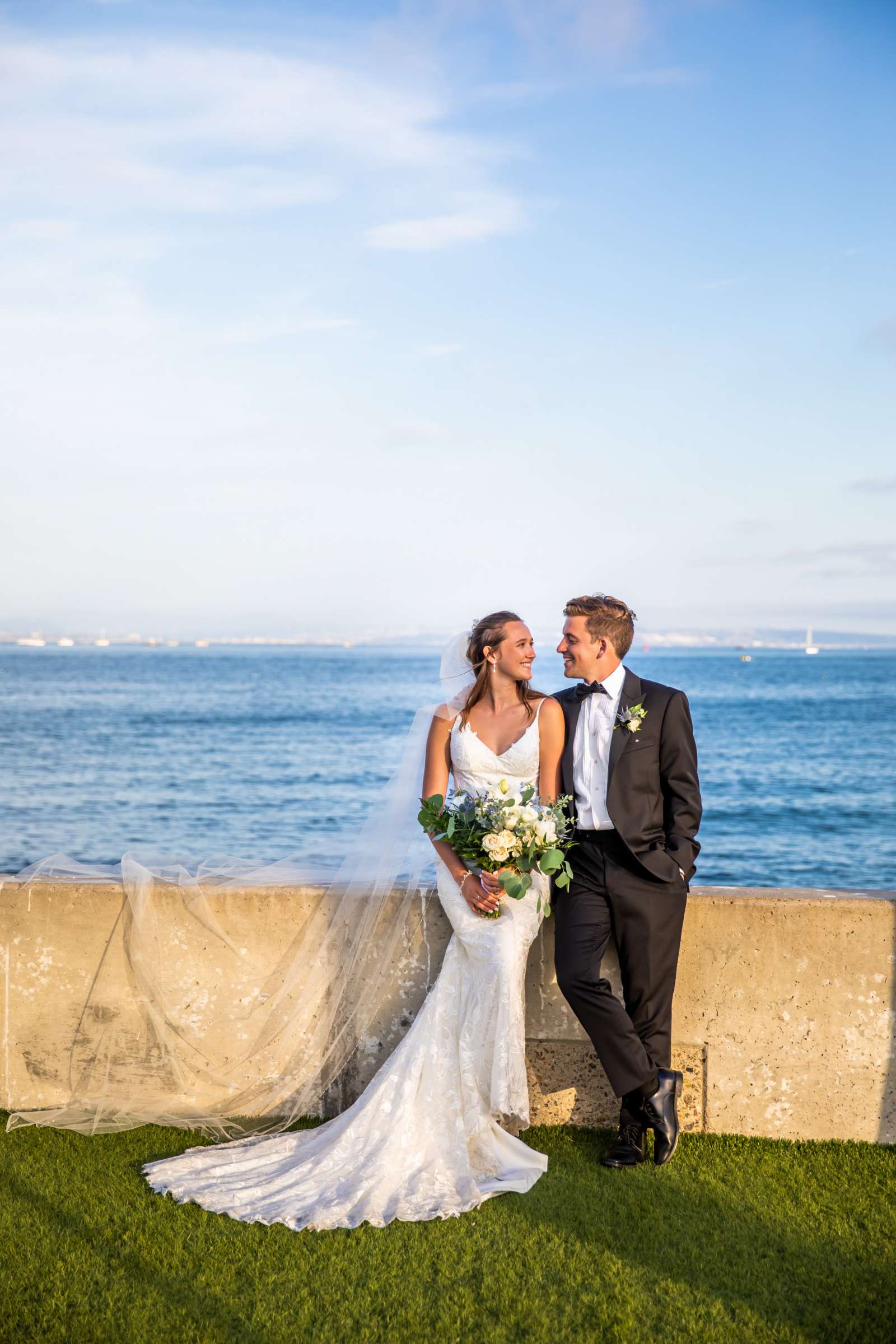 Ocean View Room Wedding coordinated by Sheila Foster, Lauren and Evan Wedding Photo #25 by True Photography