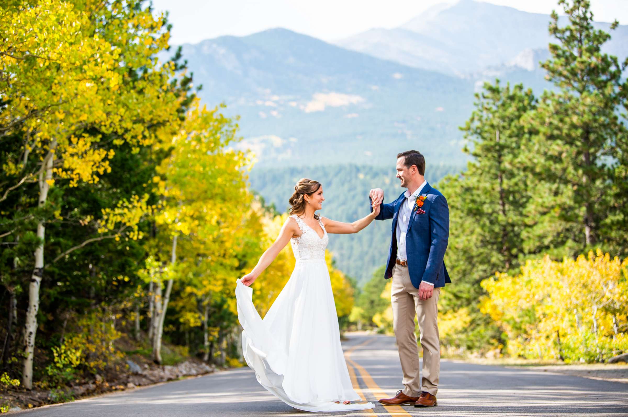 Wild Basin Lodge Wedding, Allison and Dan Wedding Photo #15 by True Photography