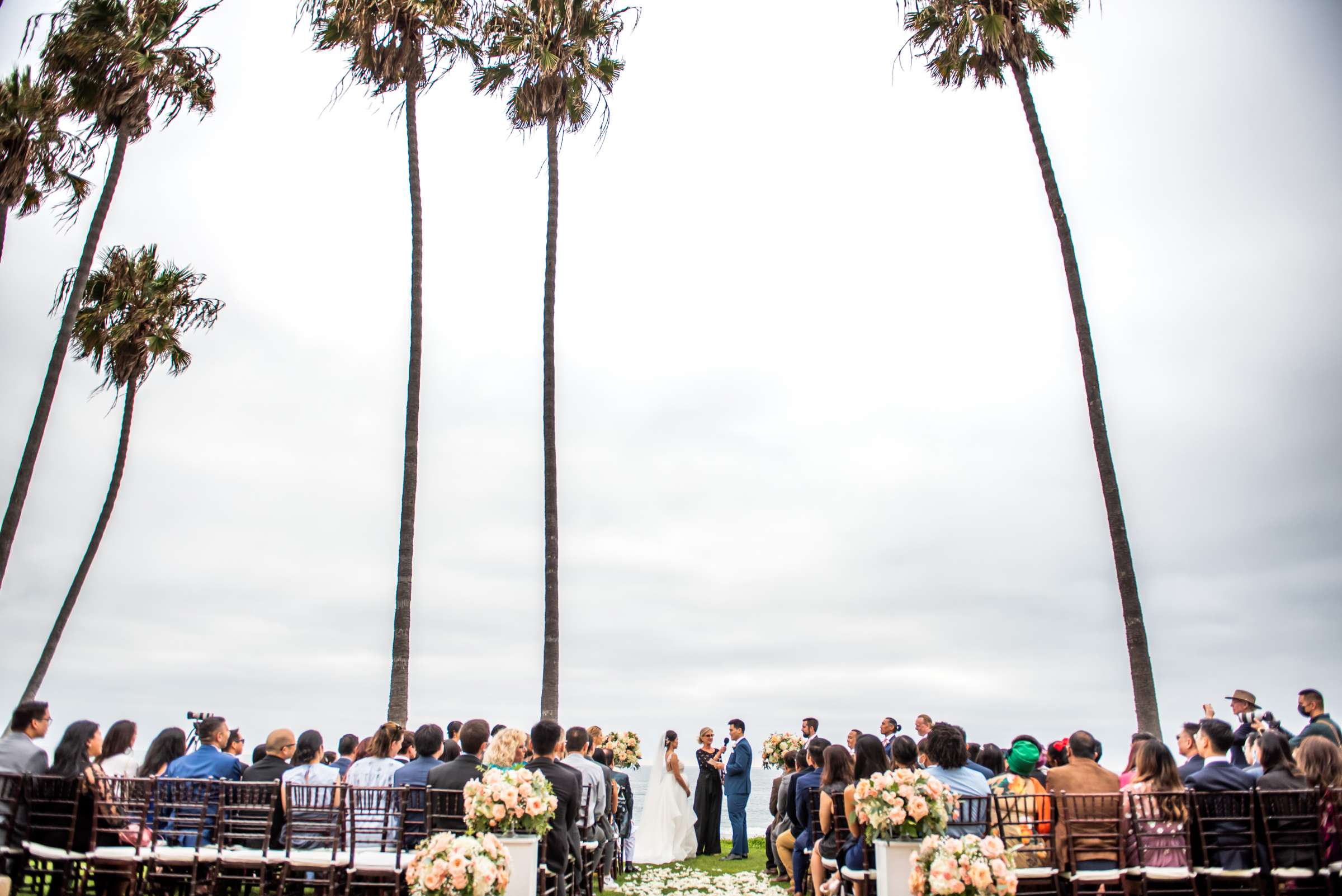 Scripps Seaside Forum Wedding coordinated by Willmus Weddings, Quynh and Tyler Wedding Photo #31 by True Photography