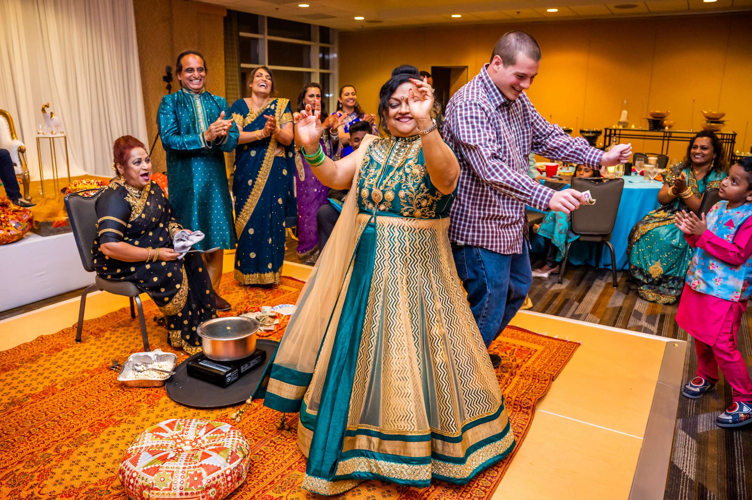 Hilton San Diego Bayfront Event, Shivani and Joey Mehndi, Haldi and Sangeet Event Photo #33 by True Photography