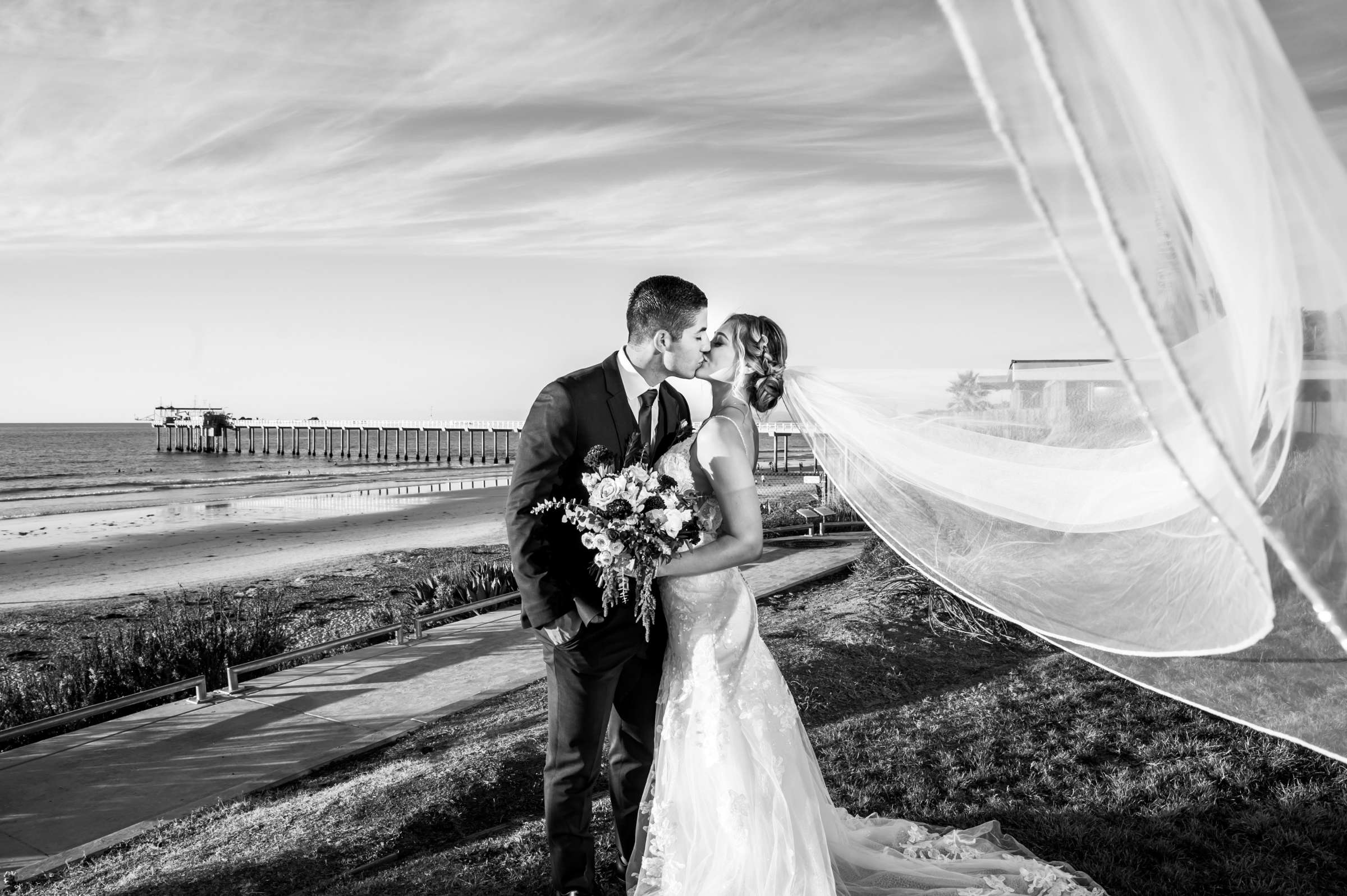 Scripps Seaside Forum Wedding coordinated by The Abbey Catering, Jaclyn and Tyler Wedding Photo #78 by True Photography
