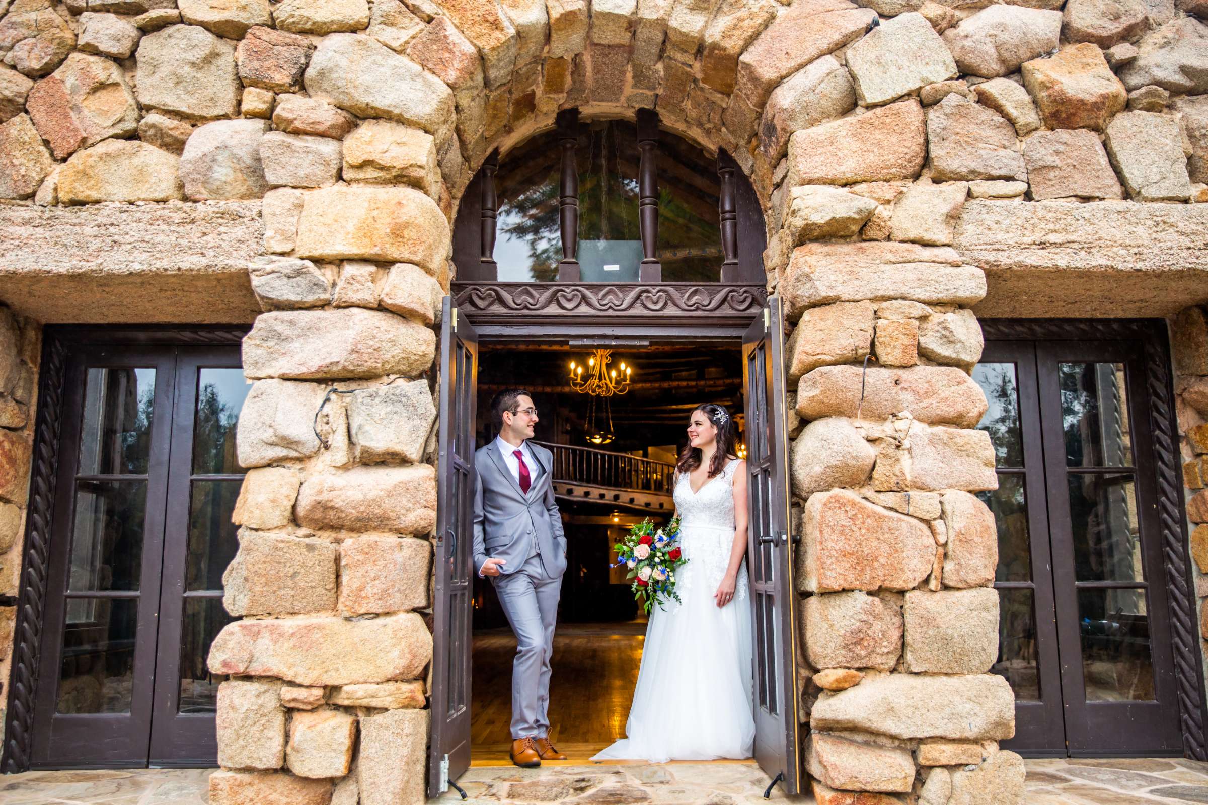 Mt Woodson Castle Wedding, Valerie and Ian Wedding Photo #32 by True Photography
