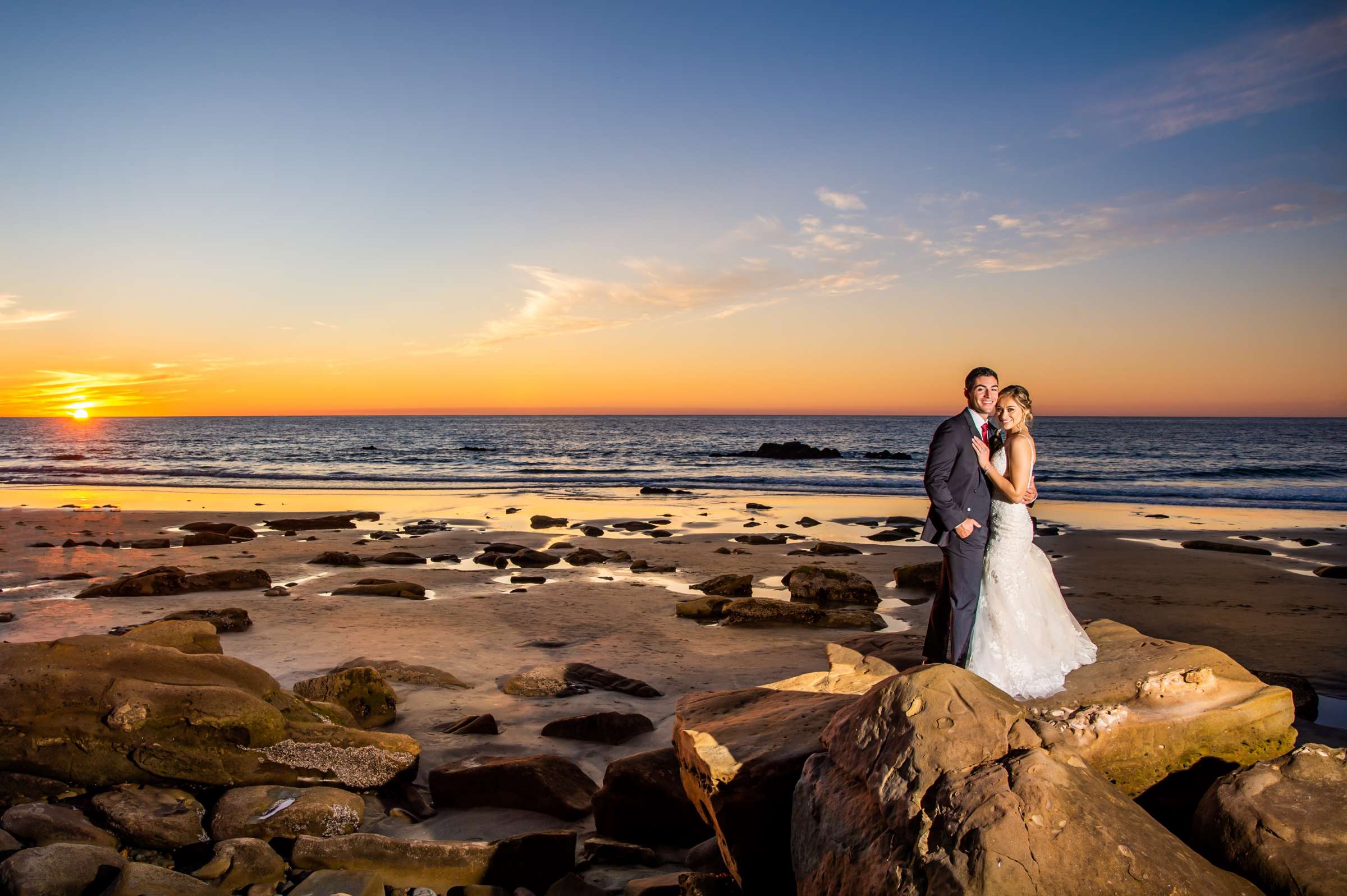 Scripps Seaside Forum Wedding coordinated by The Abbey Catering, Jaclyn and Tyler Wedding Photo #93 by True Photography