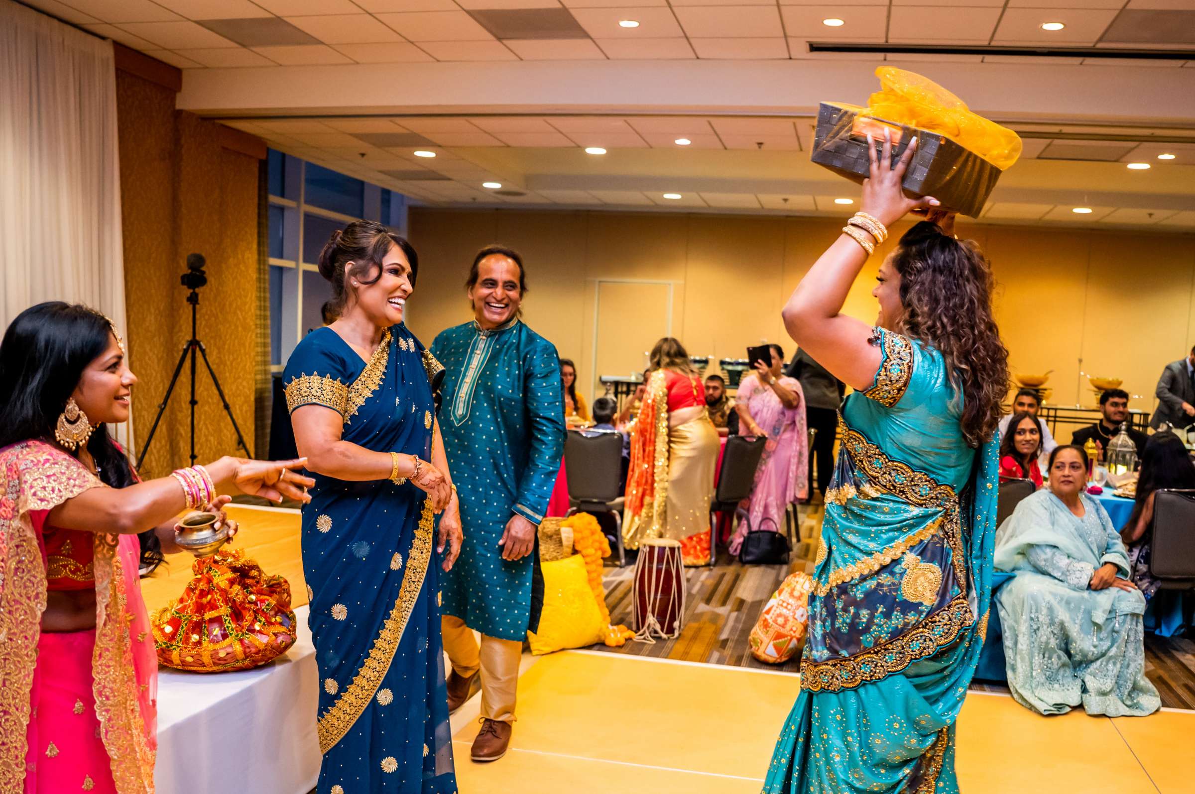 Hilton San Diego Bayfront Event, Shivani and Joey Mehndi, Haldi and Sangeet Event Photo #17 by True Photography