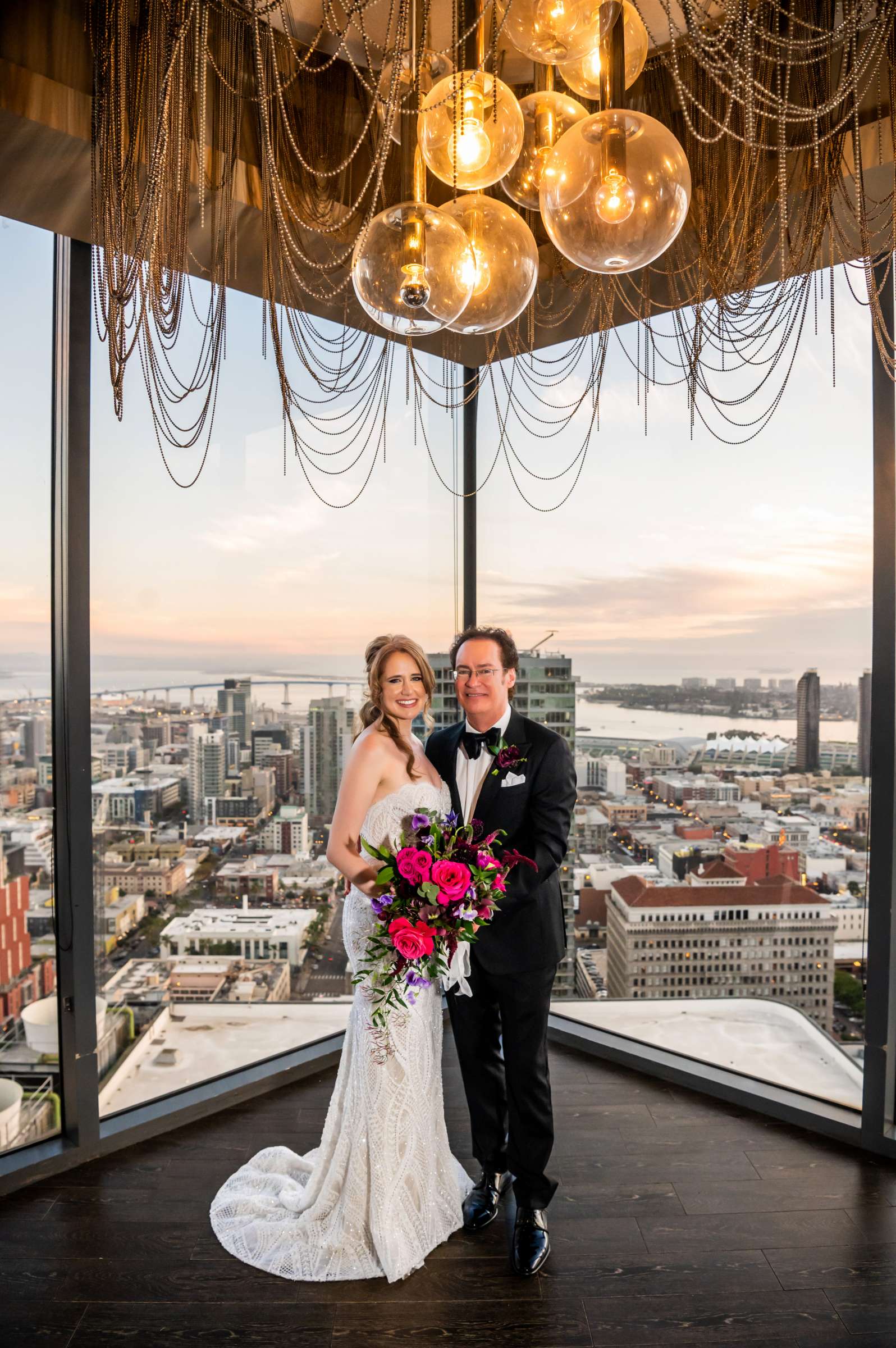 The University Club Atop Symphony Towers Wedding coordinated by Events Inspired SD, Sarah and Joseph Wedding Photo #94 by True Photography