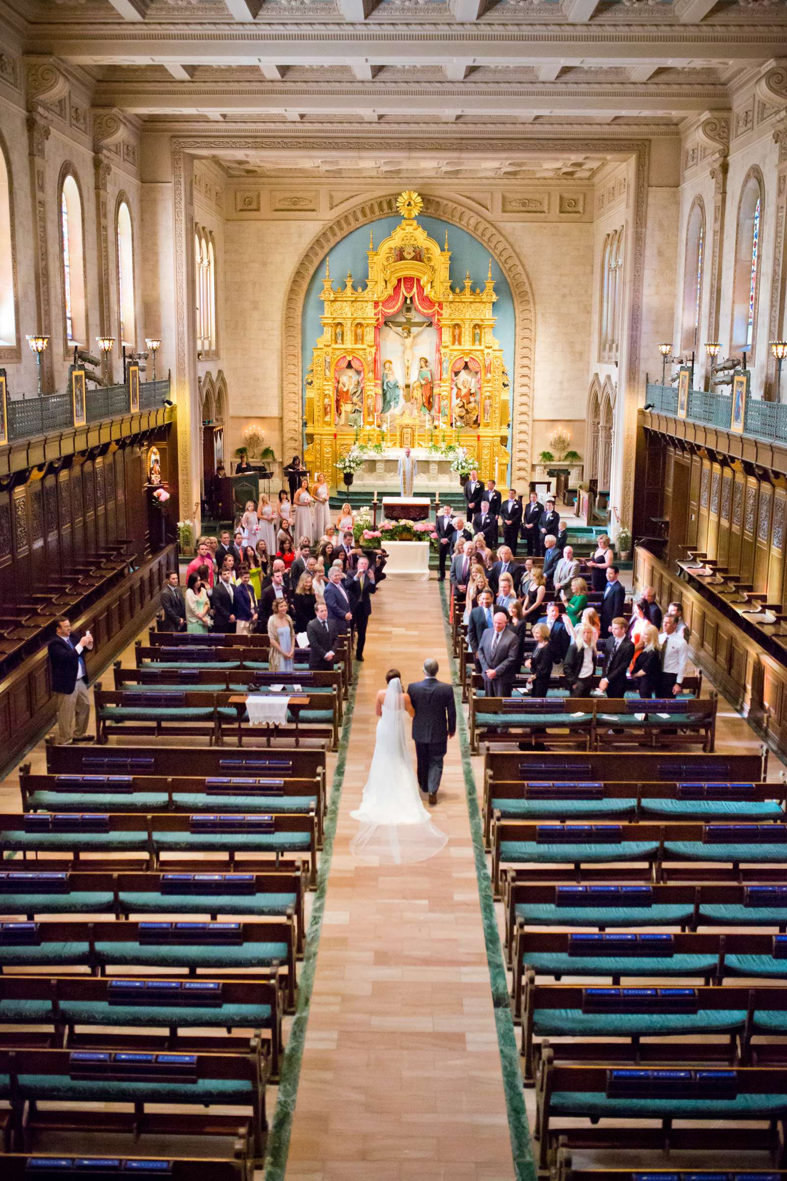 Church at The Ultimate Skybox Wedding, Dani and Andy Wedding Photo #28 by True Photography