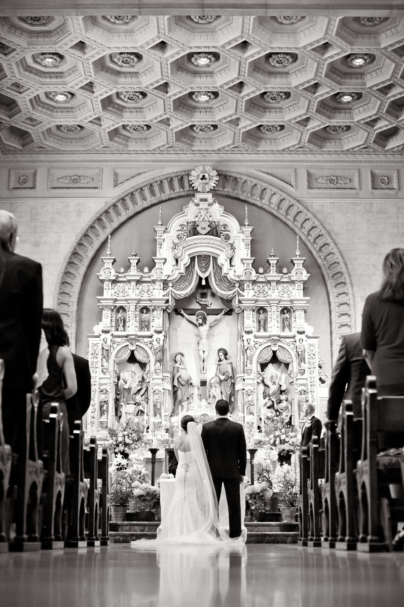Church at The Ultimate Skybox Wedding, Dani and Andy Wedding Photo #30 by True Photography