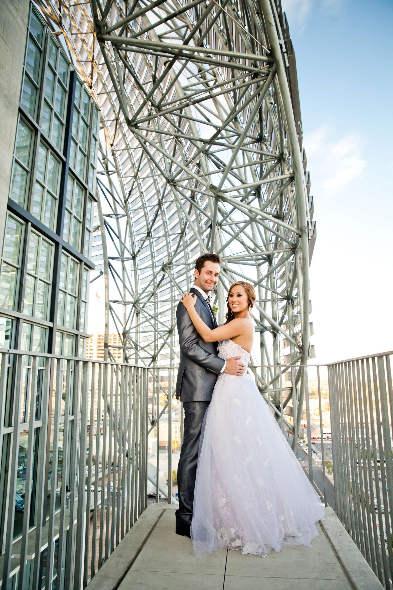San Diego Central Library Wedding coordinated by Chic Reverie by Jenna, Ava and Joel Wedding Photo #4 by True Photography
