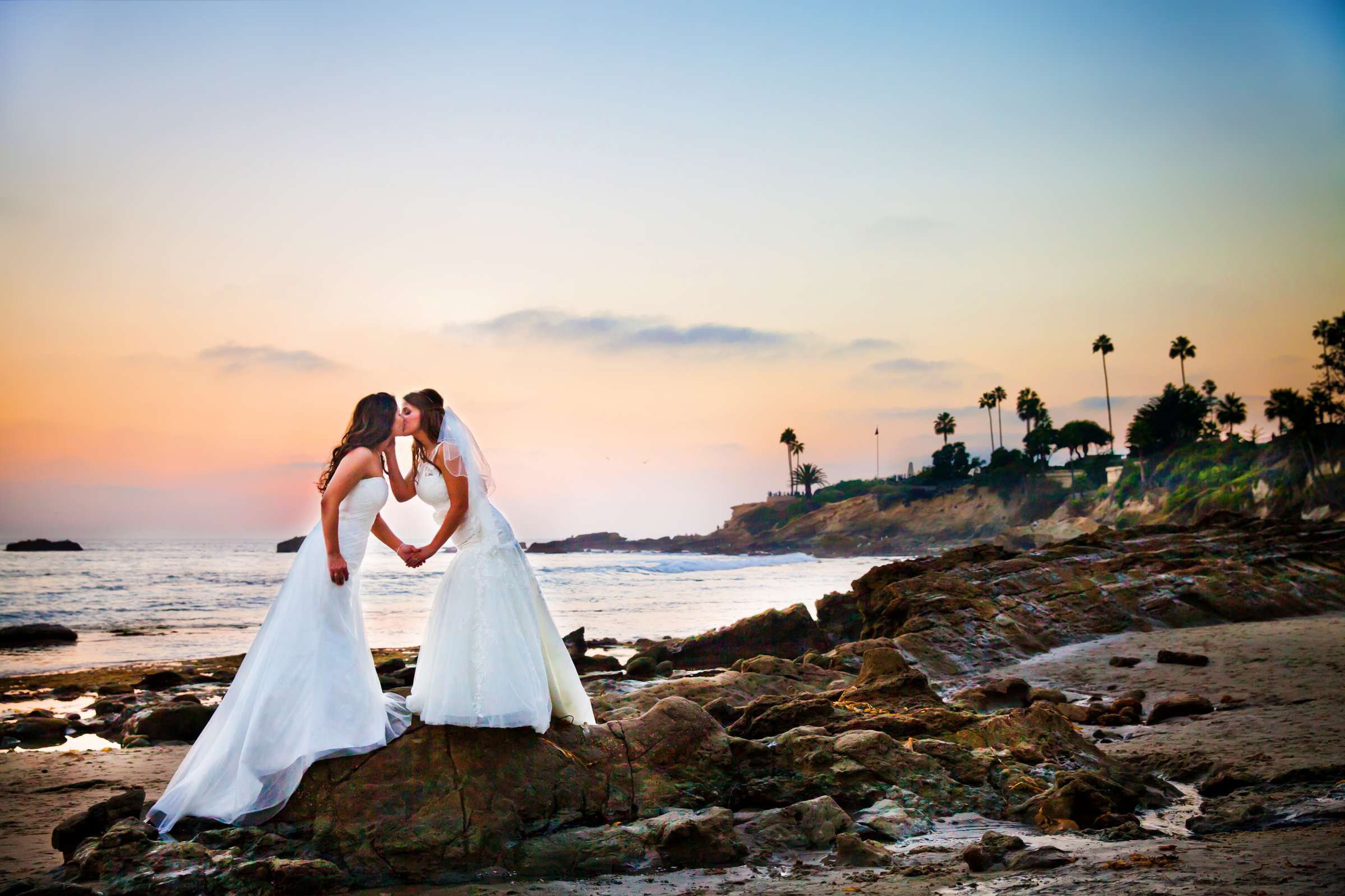 Inn at Laguna Beach Wedding, Madeline and Michelle Wedding Photo #1 by True Photography