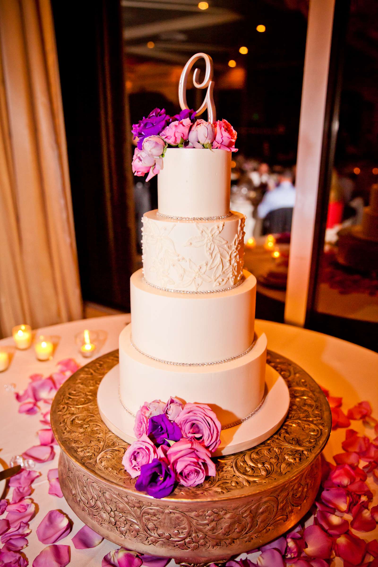 Cake at Bahia Hotel Wedding, Jennifer and Joe Wedding Photo #44 by True Photography