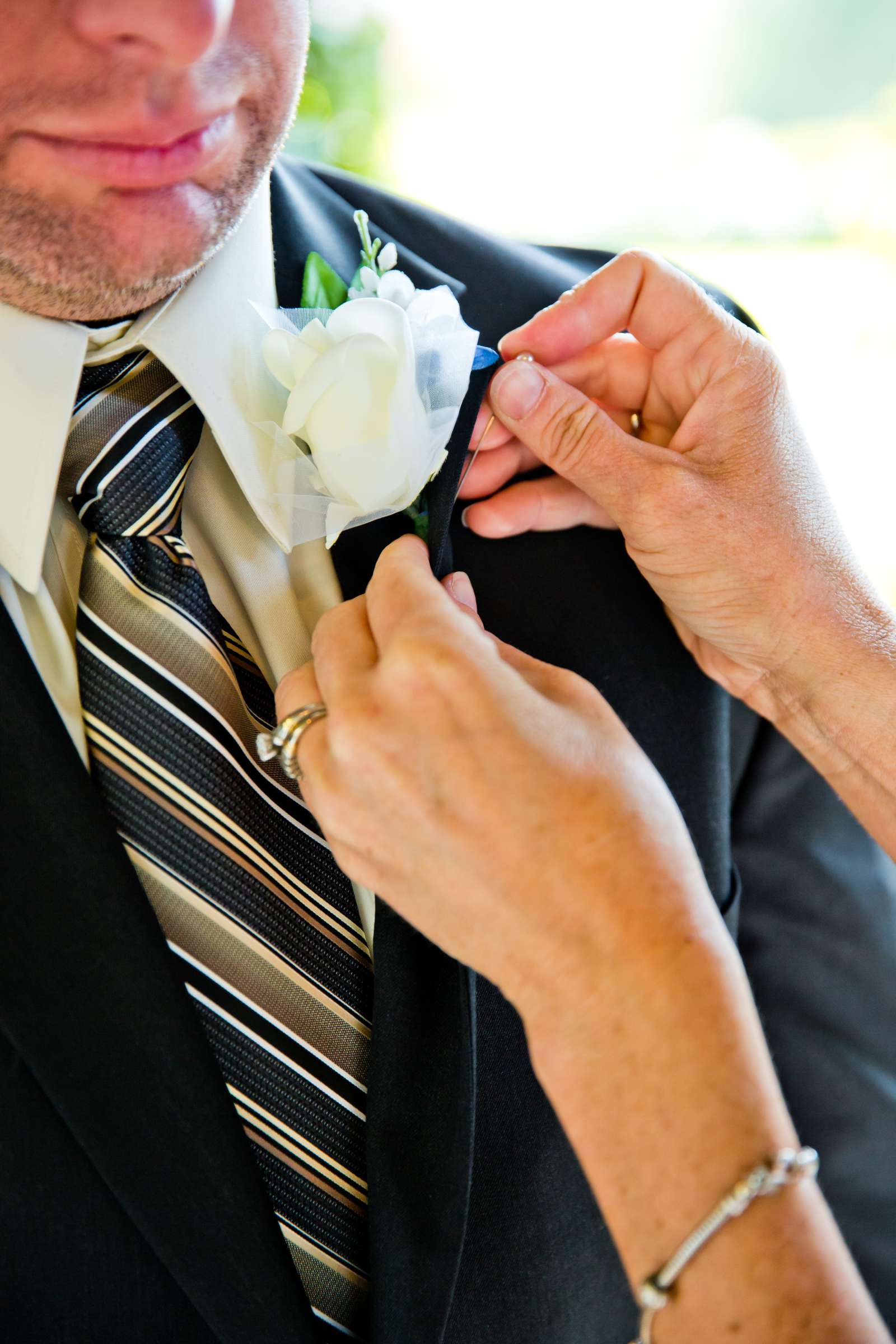 boutonnière at Twin Oaks Golf Course Wedding, Christie and Adam Wedding Photo #146778 by True Photography