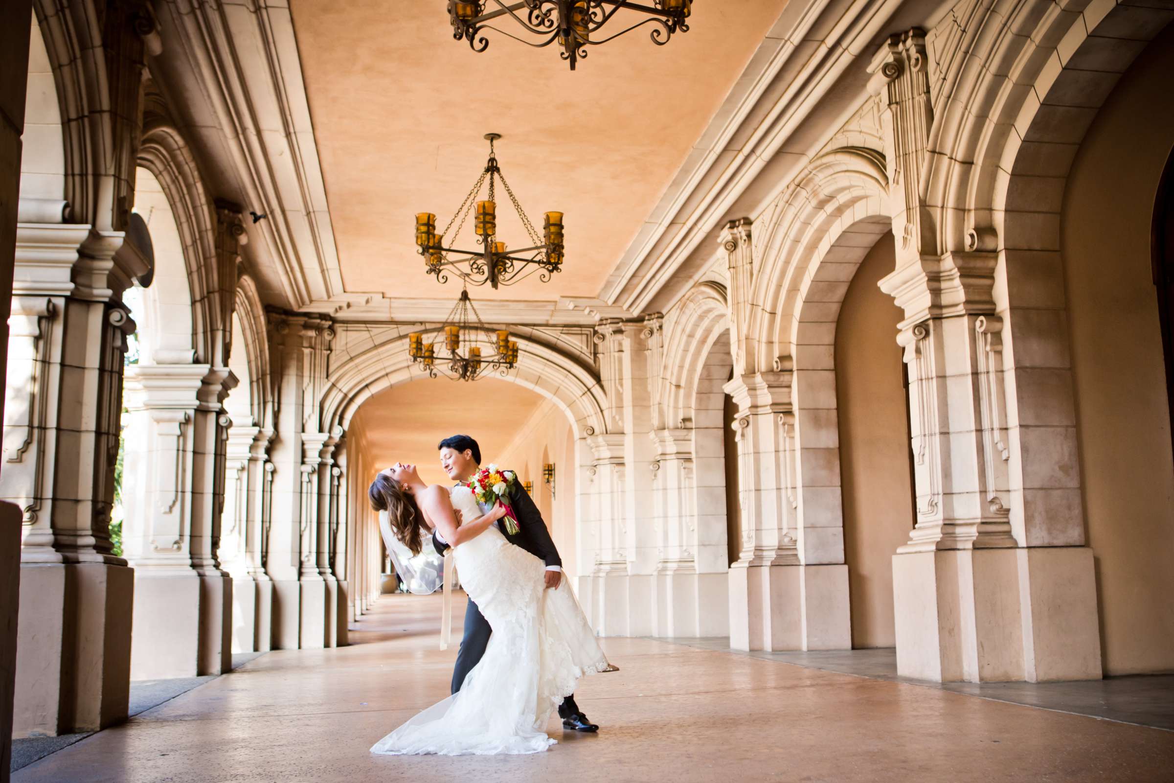 The Spanish Village Art Center (Balboa Park) Wedding coordinated by Cross My Heart Weddings, Diana and Nick Wedding Photo #6 by True Photography