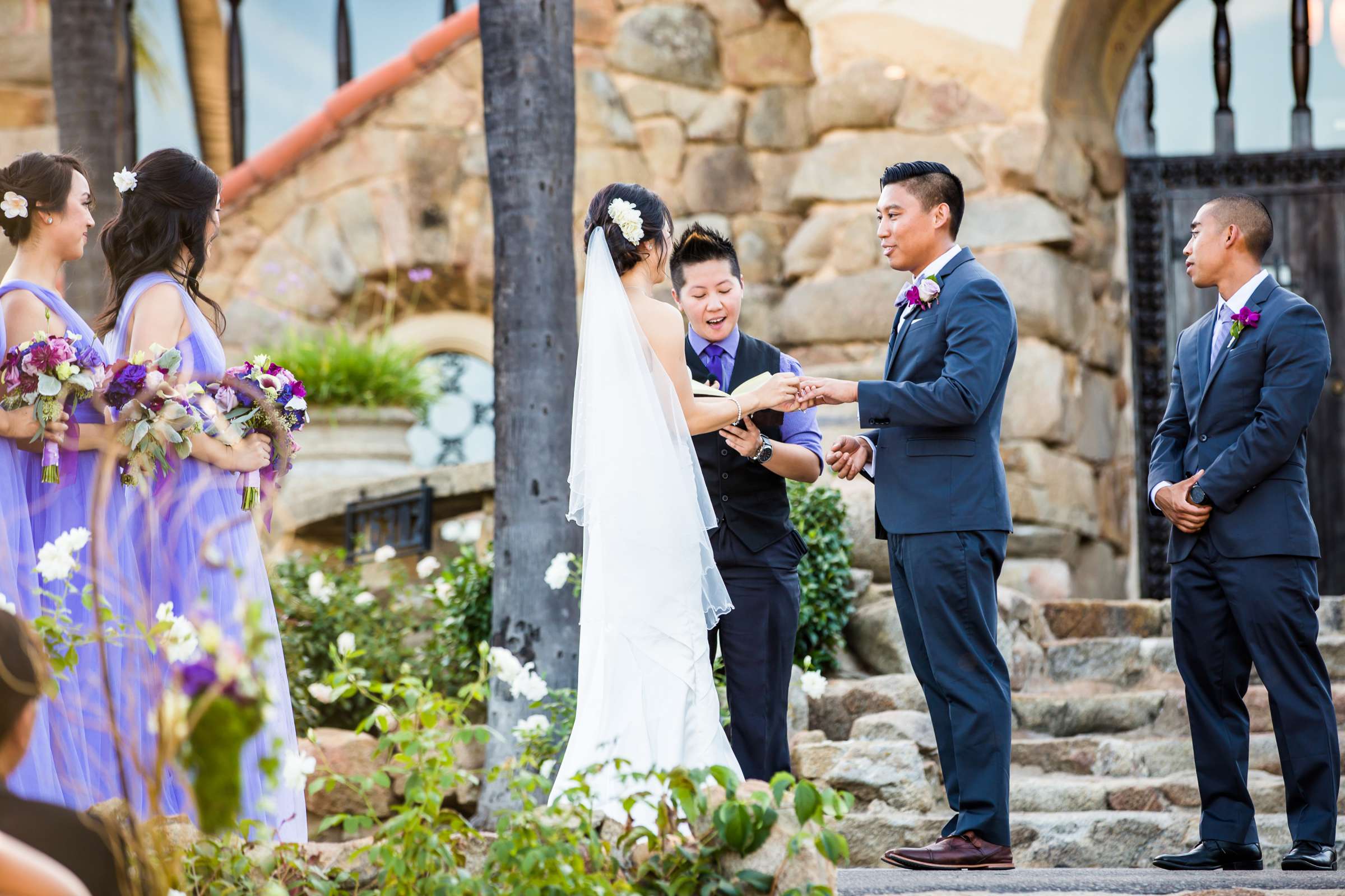 Mt Woodson Castle Wedding coordinated by Personal Touch Dining, Cassie and Patrick Wedding Photo #178009 by True Photography