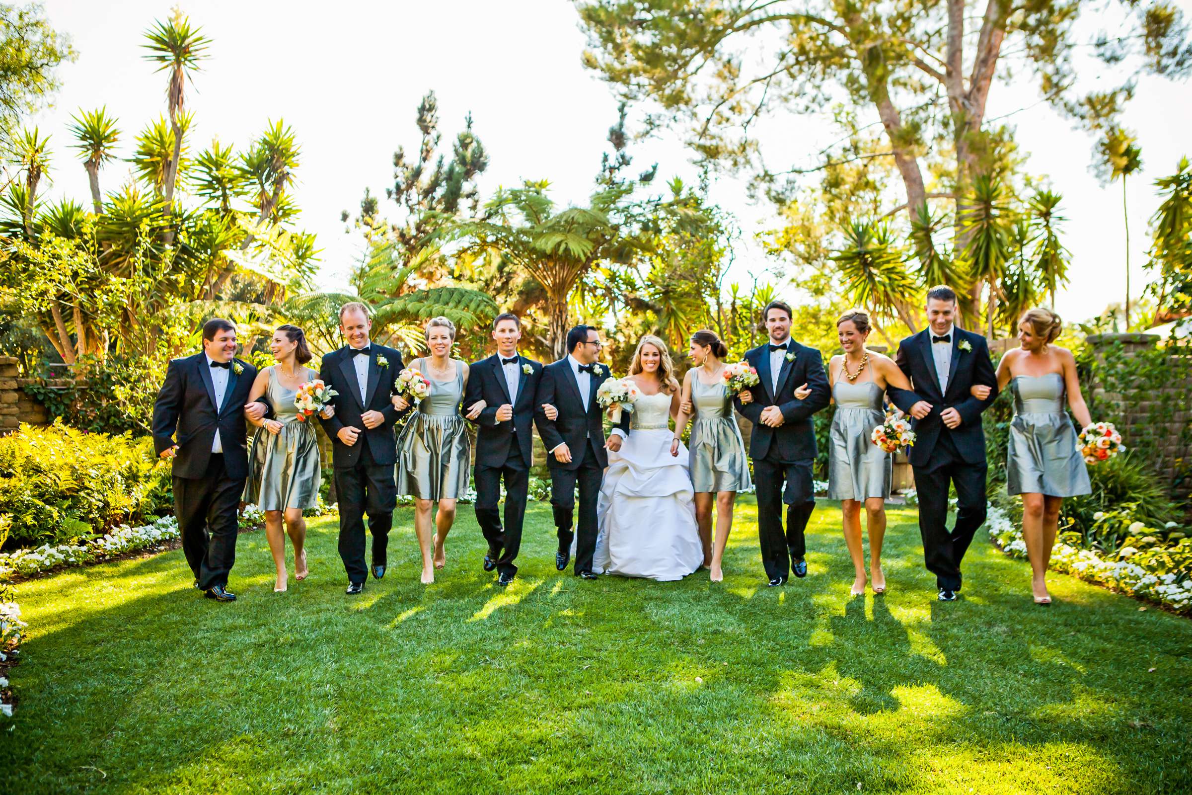 Bridal Party at Rancho Valencia Wedding coordinated by Details Defined, Anna Rose and Arturo Wedding Photo #7 by True Photography