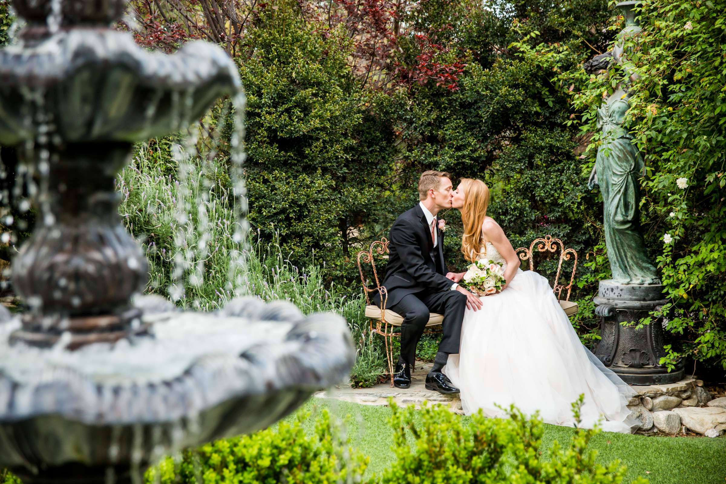 Garden at Twin Oaks House & Gardens Wedding Estate Wedding, Madeline and Mike Wedding Photo #7 by True Photography