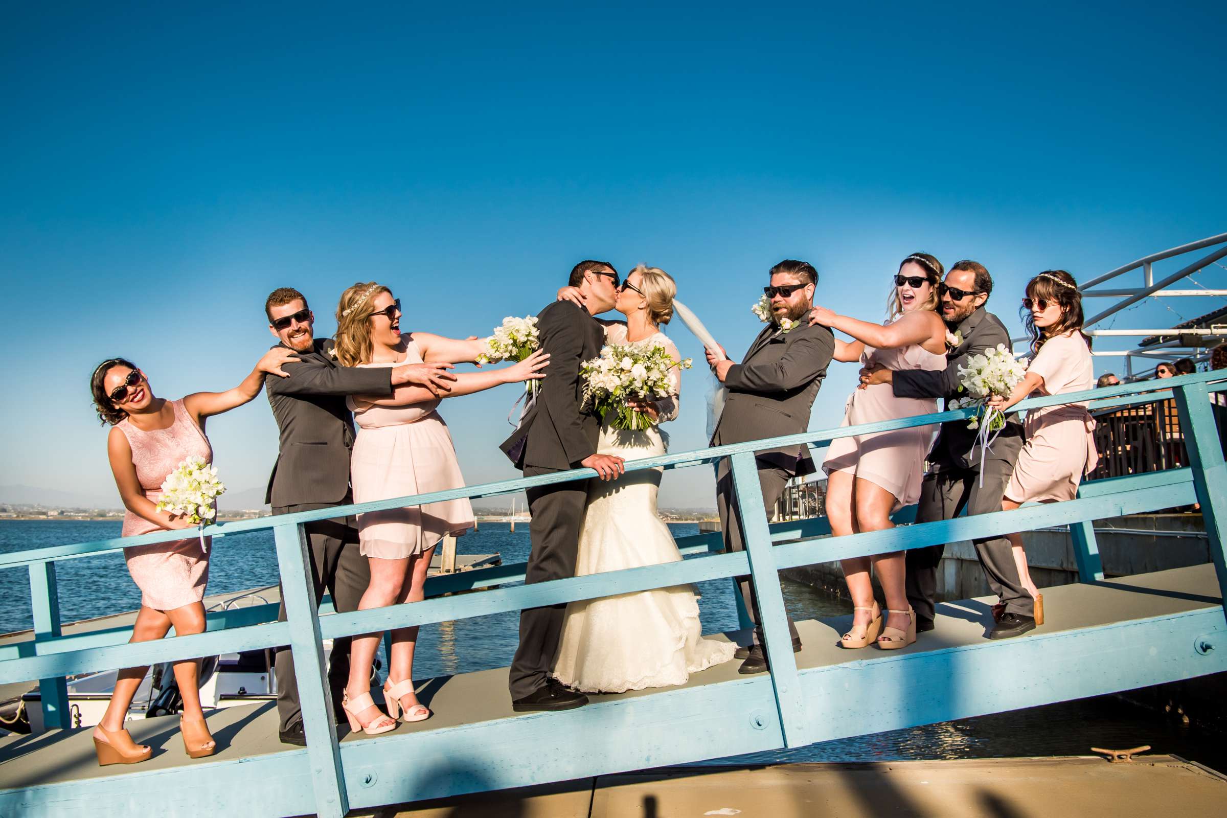 Coronado Cays Yacht Club Wedding coordinated by Creative Affairs Inc, Carylie and Kasey Wedding Photo #18 by True Photography
