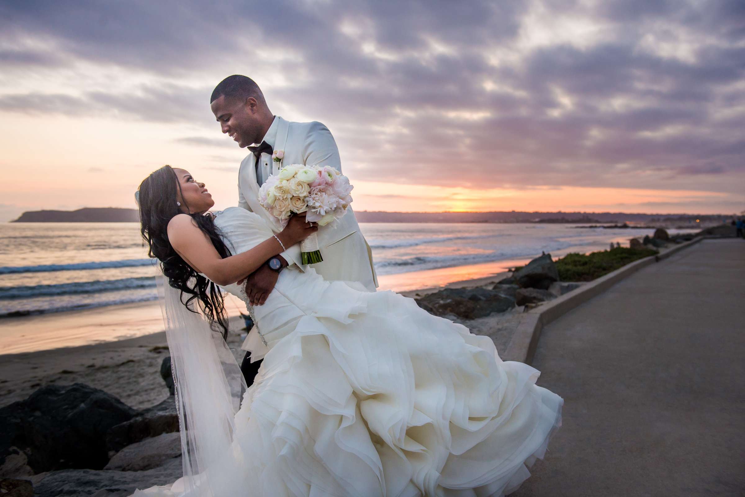 Coronado Community Center Wedding coordinated by First Comes Love Weddings & Events, Nikia and Charles Wedding Photo #226144 by True Photography