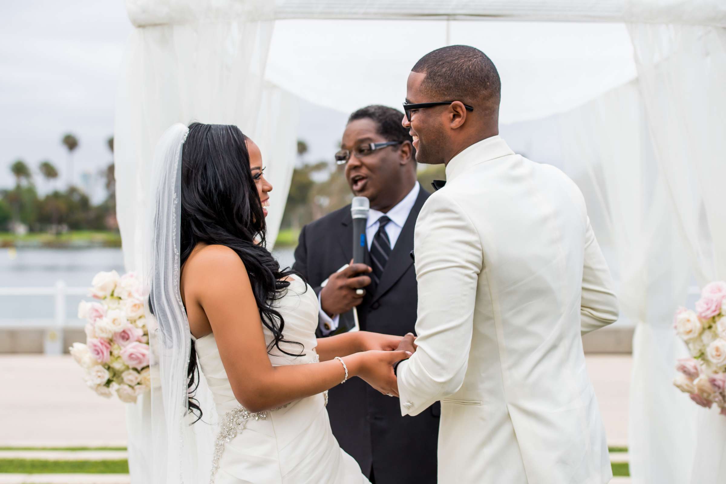Coronado Community Center Wedding coordinated by First Comes Love Weddings & Events, Nikia and Charles Wedding Photo #226187 by True Photography