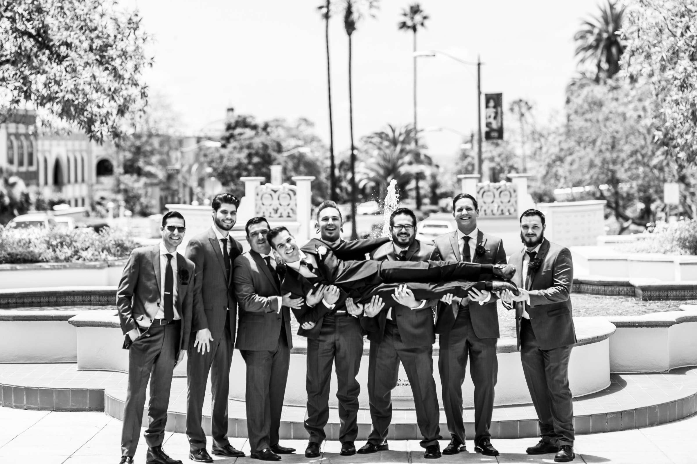 San Diego Central Library Wedding coordinated by Creative Affairs Inc, Alexandria and Daniel Wedding Photo #34 by True Photography