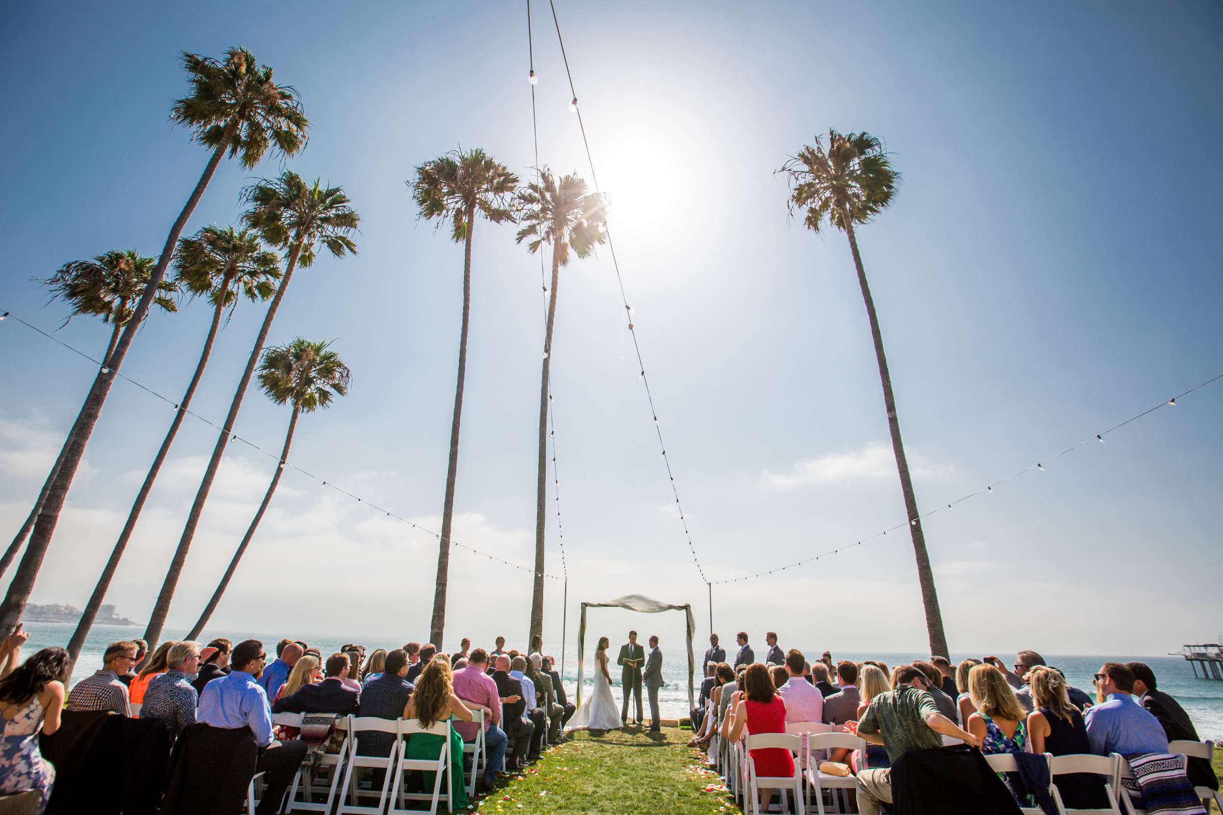 Beach at Scripps Seaside Forum Wedding coordinated by Behind The Scenes, Marissa and Andrew Wedding Photo #234995 by True Photography