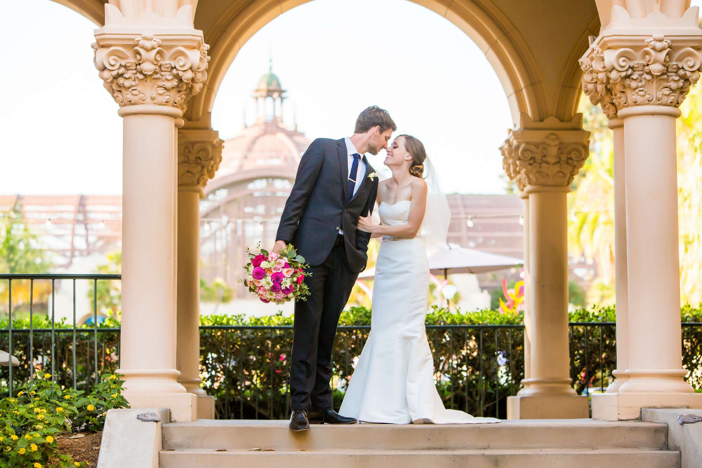 The Spanish Village Art Center (Balboa Park) Wedding coordinated by Creative Affairs Inc, Kelly and Matthew Wedding Photo #21 by True Photography