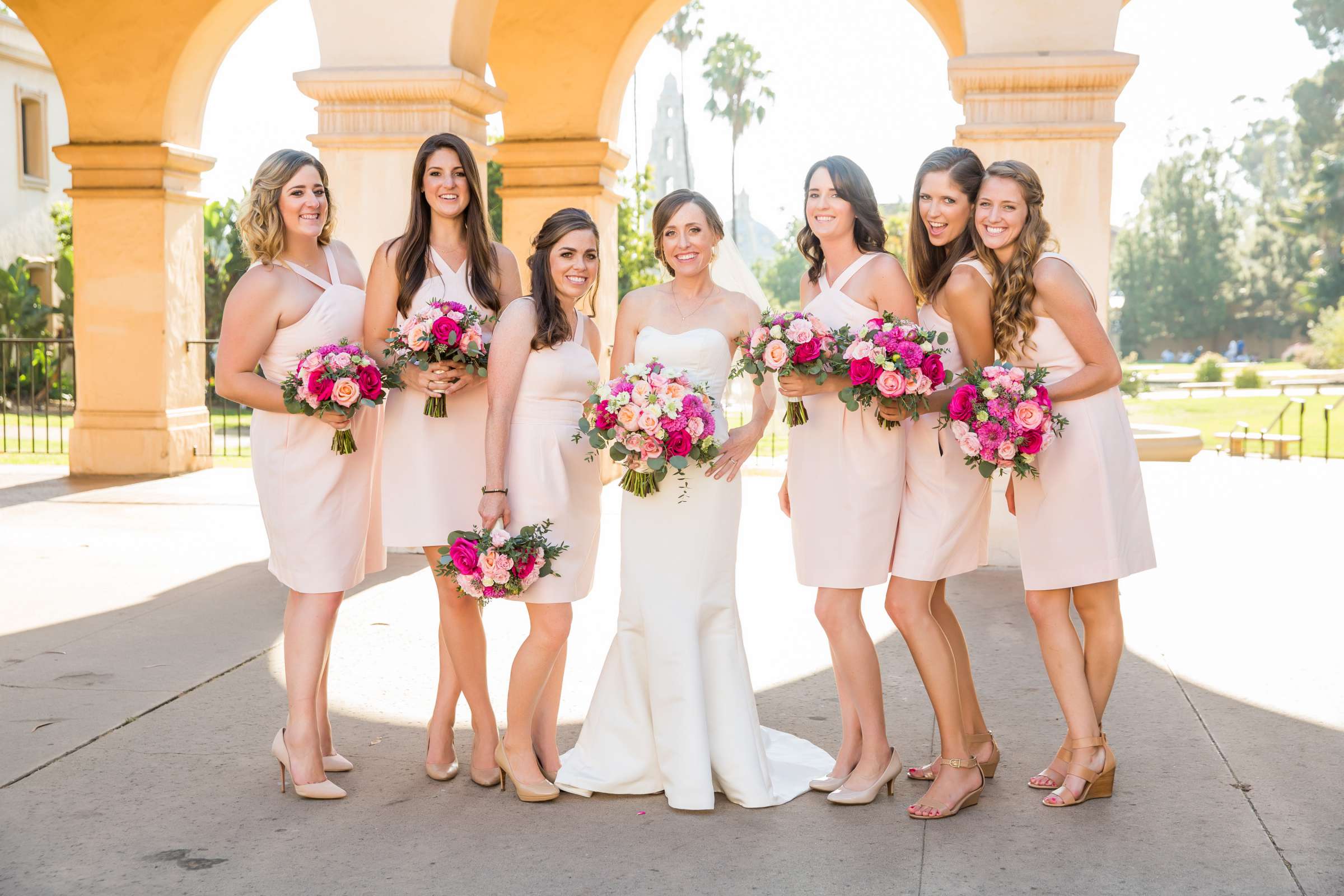The Spanish Village Art Center (Balboa Park) Wedding coordinated by Creative Affairs Inc, Kelly and Matthew Wedding Photo #28 by True Photography