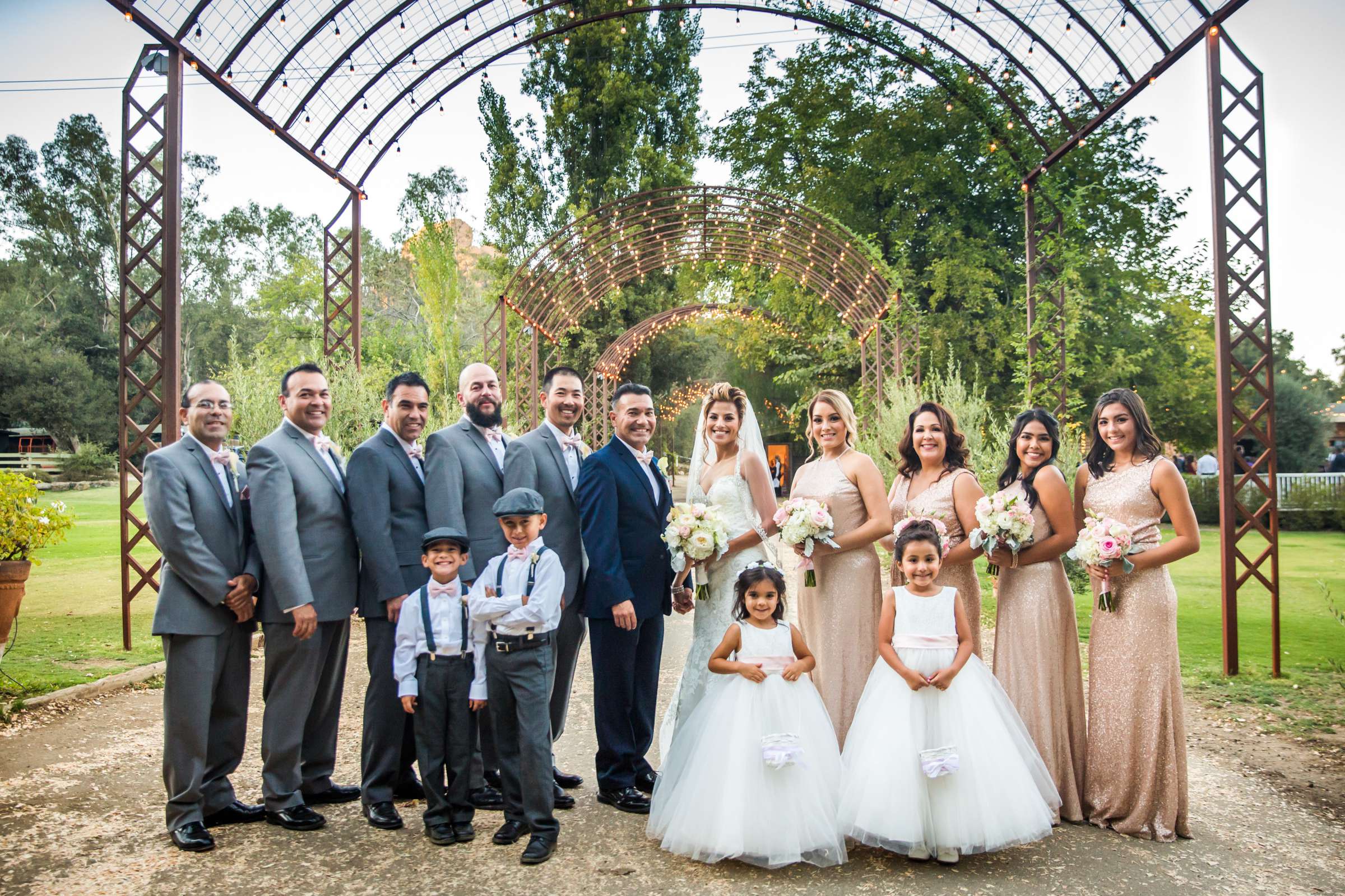 Bridal Party, Rustic photo at Calamigos Ranch Wedding coordinated by DB Creativity, Maria and Gonsalo Wedding Photo #79 by True Photography