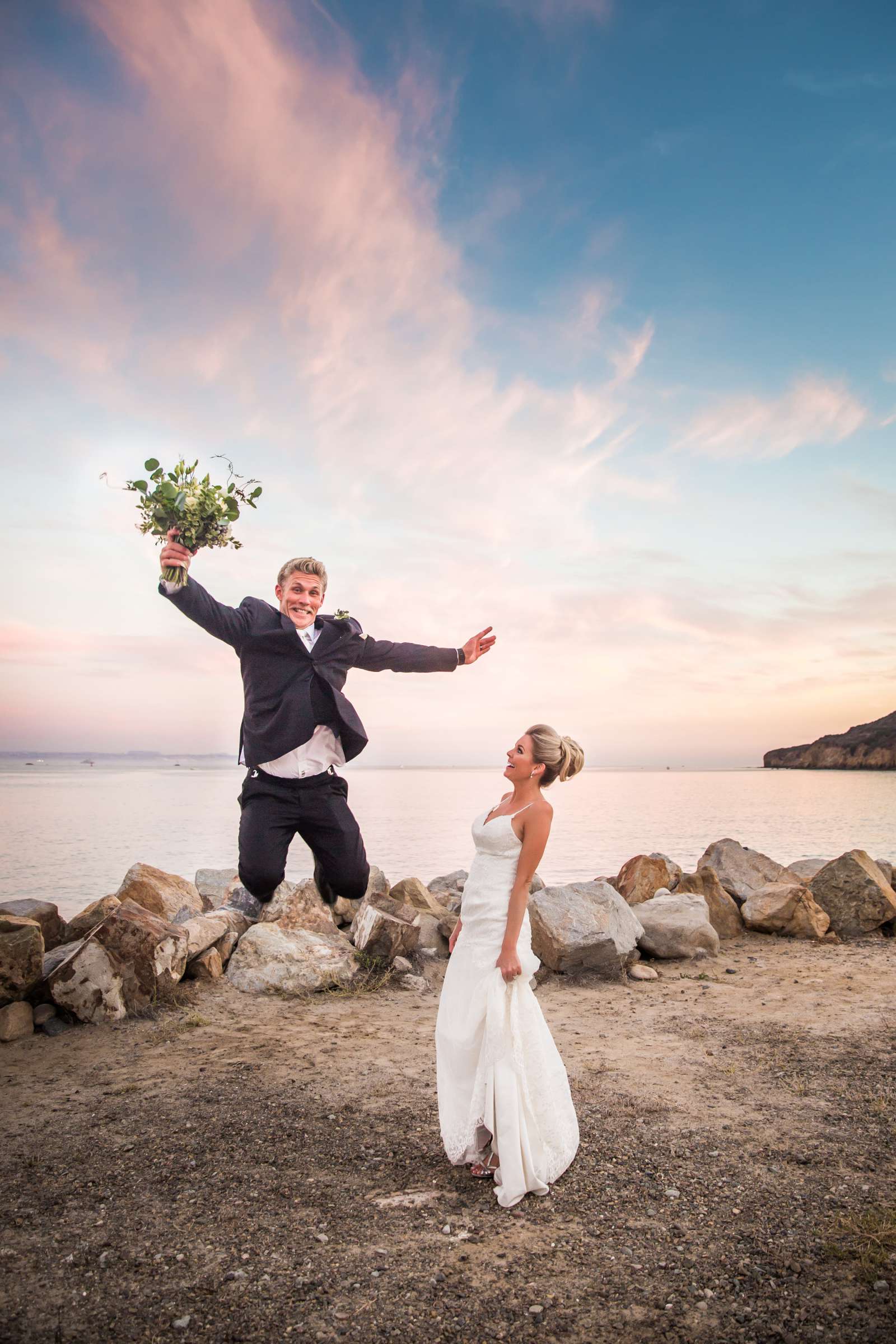 Funny moment at Ocean View Room Wedding, Dana and Austin Wedding Photo #276126 by True Photography
