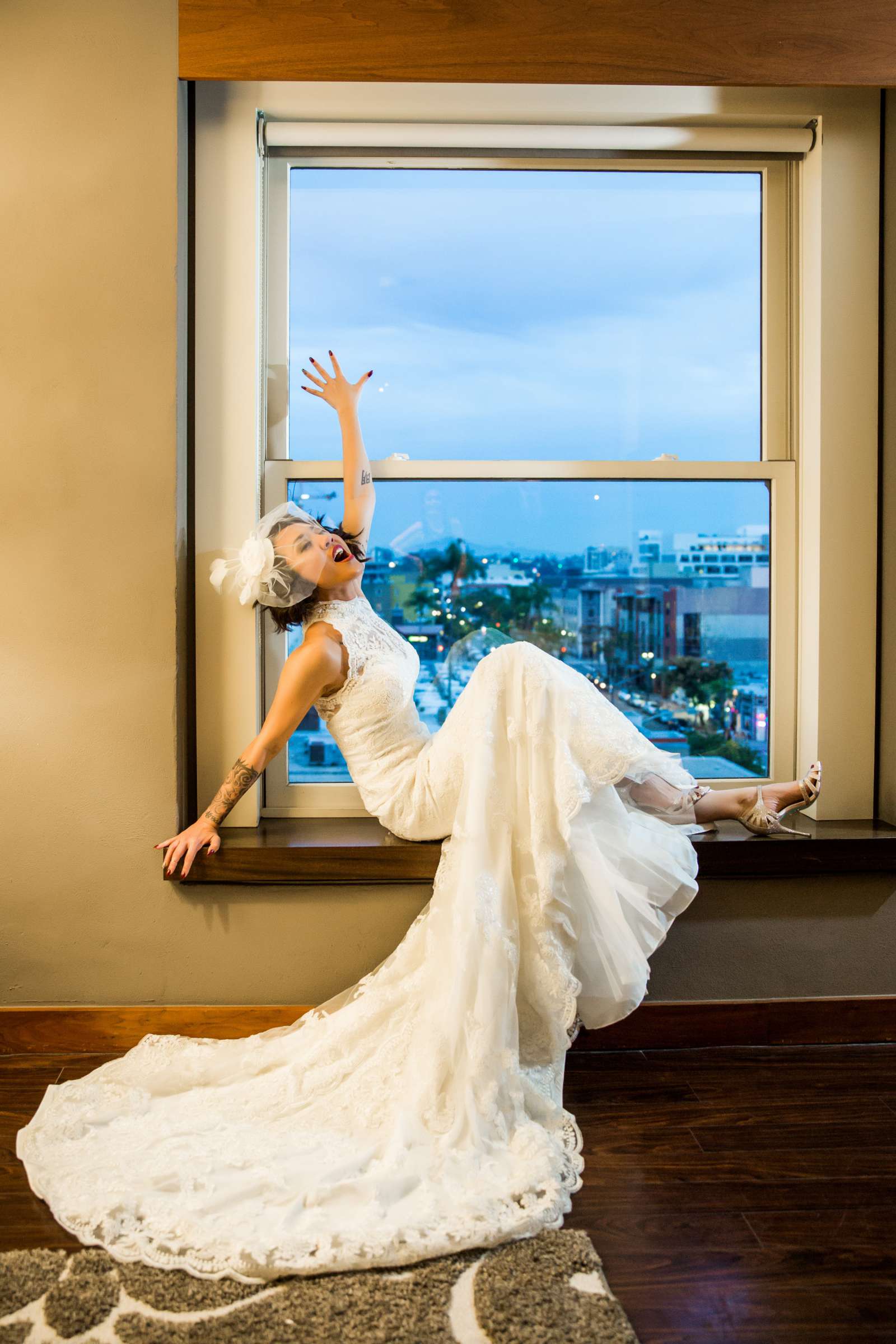 Andaz San Diego Wedding coordinated by Holly Kalkin Weddings, Sharla and Jeremy Wedding Photo #8 by True Photography