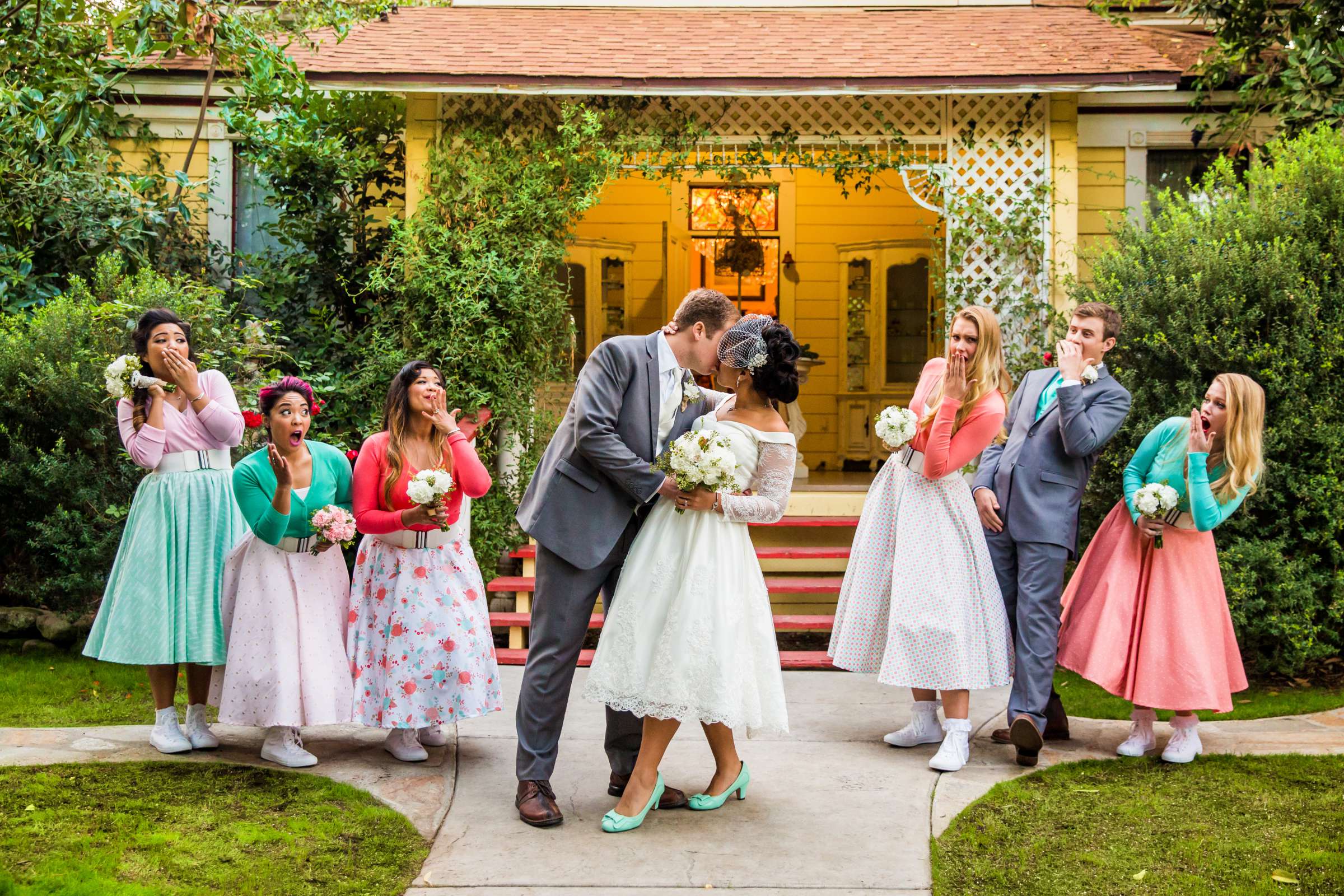Bridal Party at Twin Oaks House & Gardens Wedding Estate Wedding coordinated by Twin Oaks House & Gardens Wedding Estate, Andrea and Andy Wedding Photo #94 by True Photography
