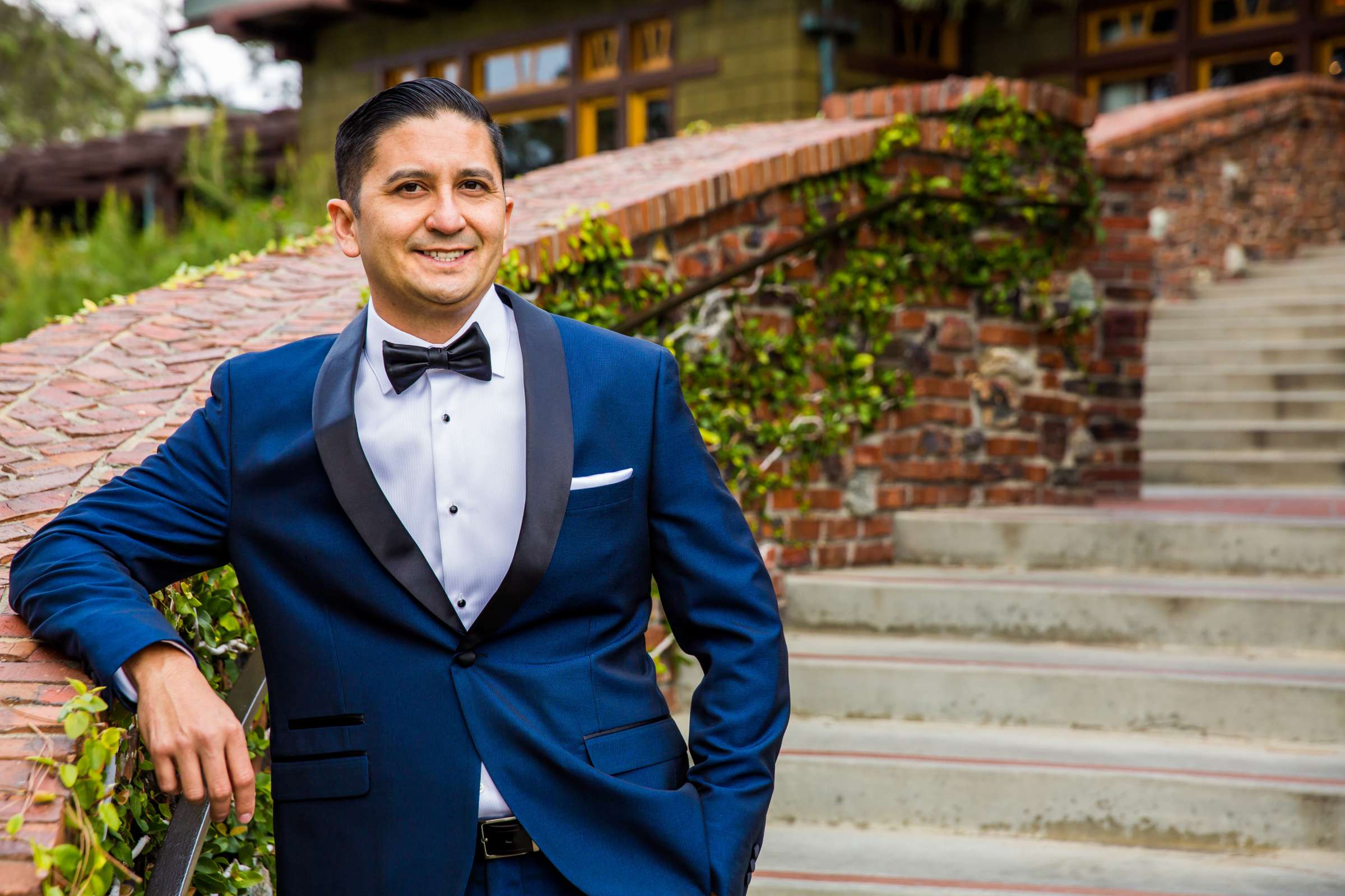 Groom at Lodge at Torrey Pines Wedding coordinated by CZ Events, Katie and Edward Wedding Photo #296929 by True Photography