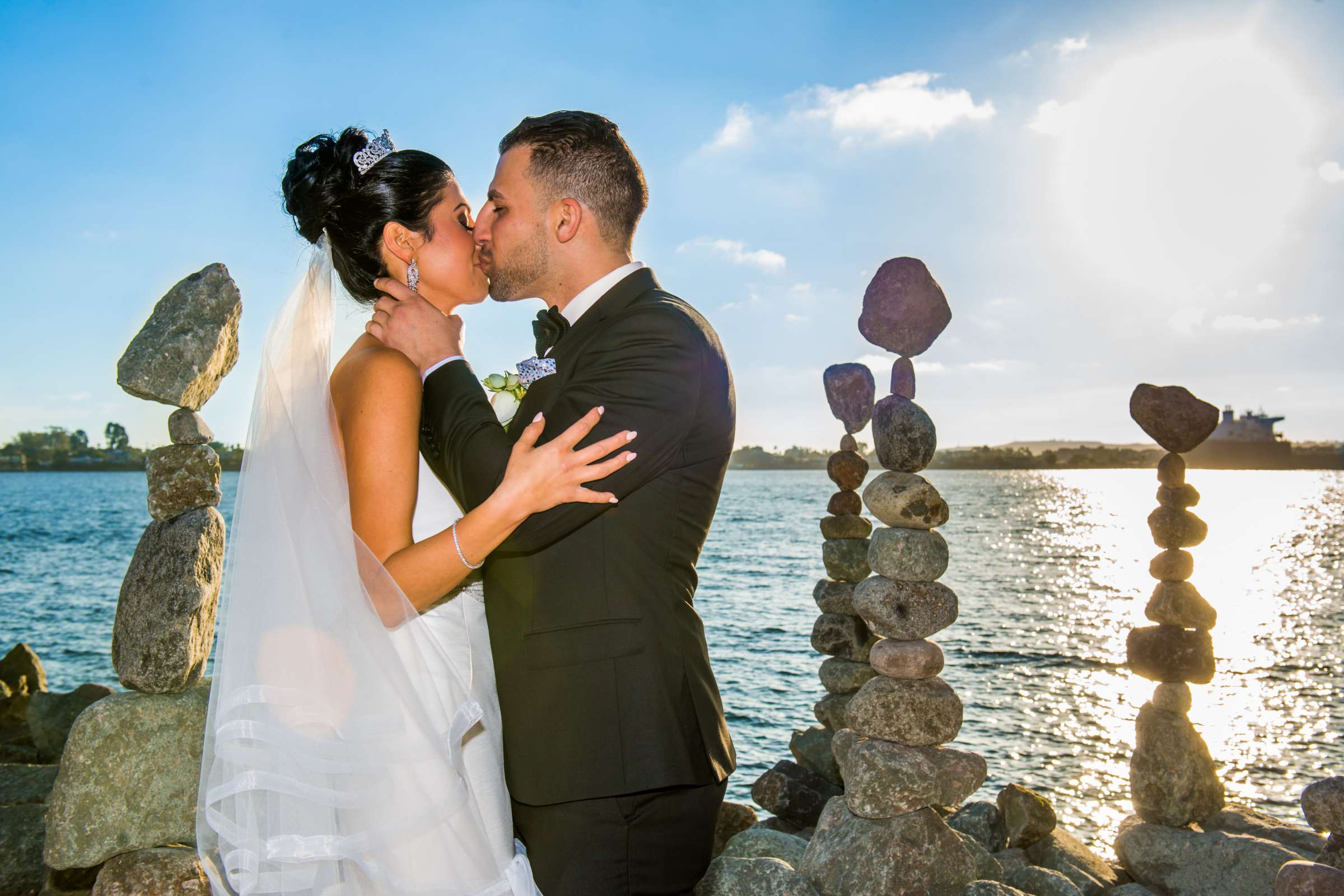 Manchester Grand Hyatt San Diego Wedding coordinated by Events Plus Style, Farah and Josh Wedding Photo #14 by True Photography