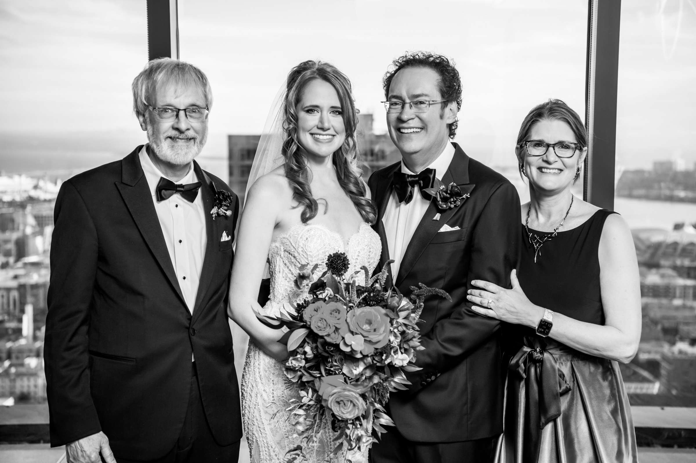 The University Club Atop Symphony Towers Wedding coordinated by Events Inspired SD, Sarah and Joseph Wedding Photo #78 by True Photography