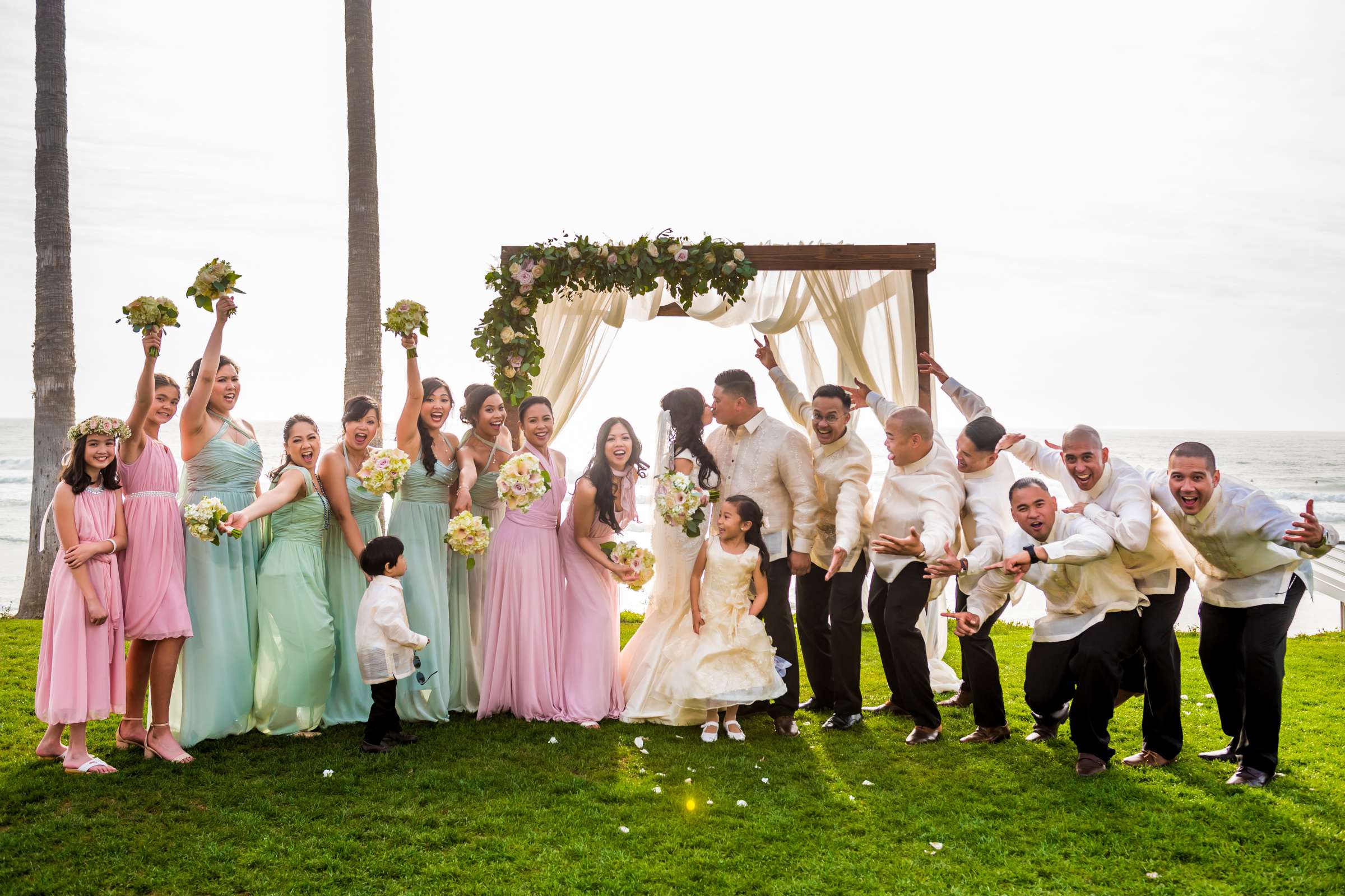 Scripps Seaside Forum Wedding coordinated by Vision Made Events, Marlen and Vince Wedding Photo #76 by True Photography