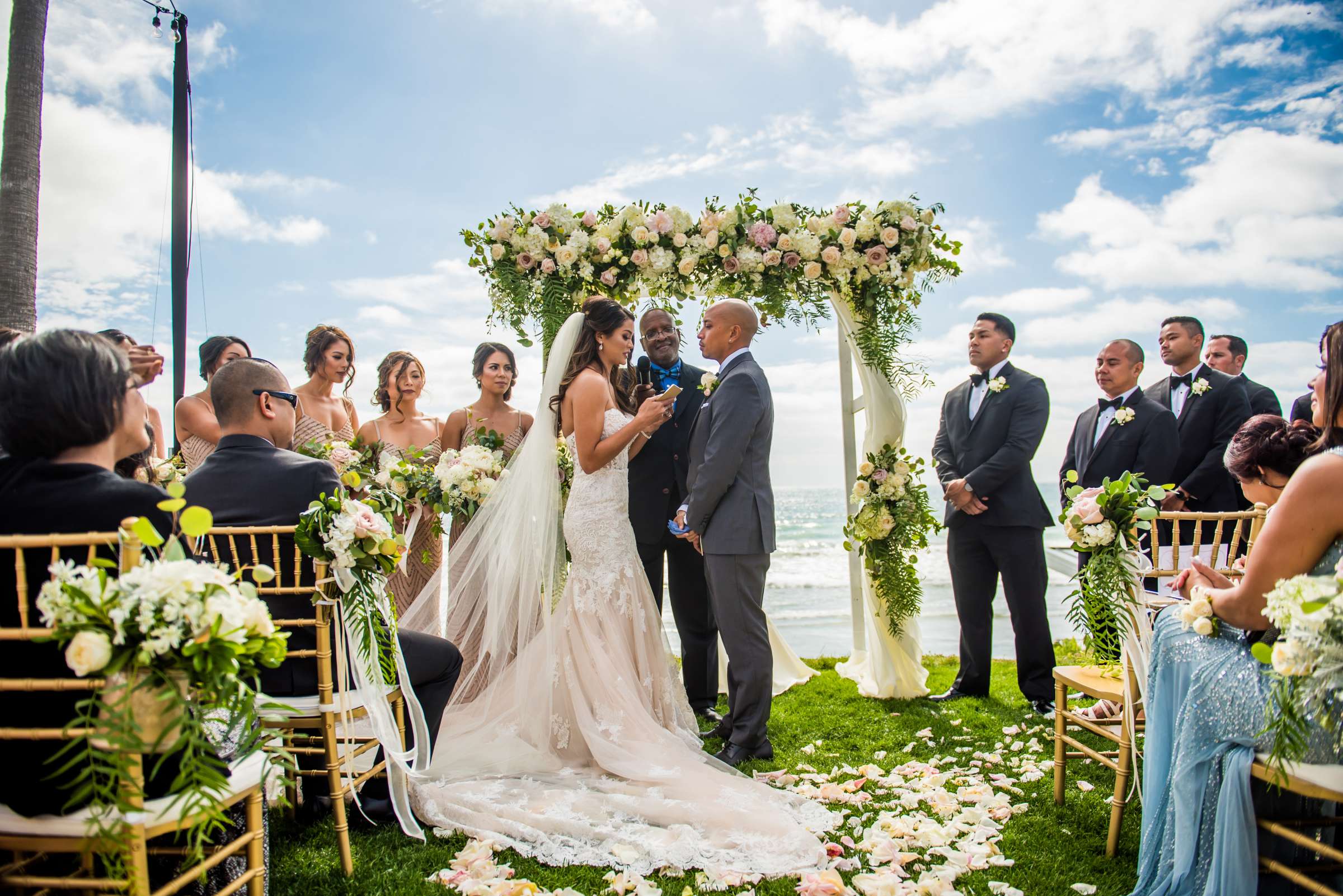 Scripps Seaside Forum Wedding coordinated by Lavish Weddings, Cindy and Justin Wedding Photo #381829 by True Photography
