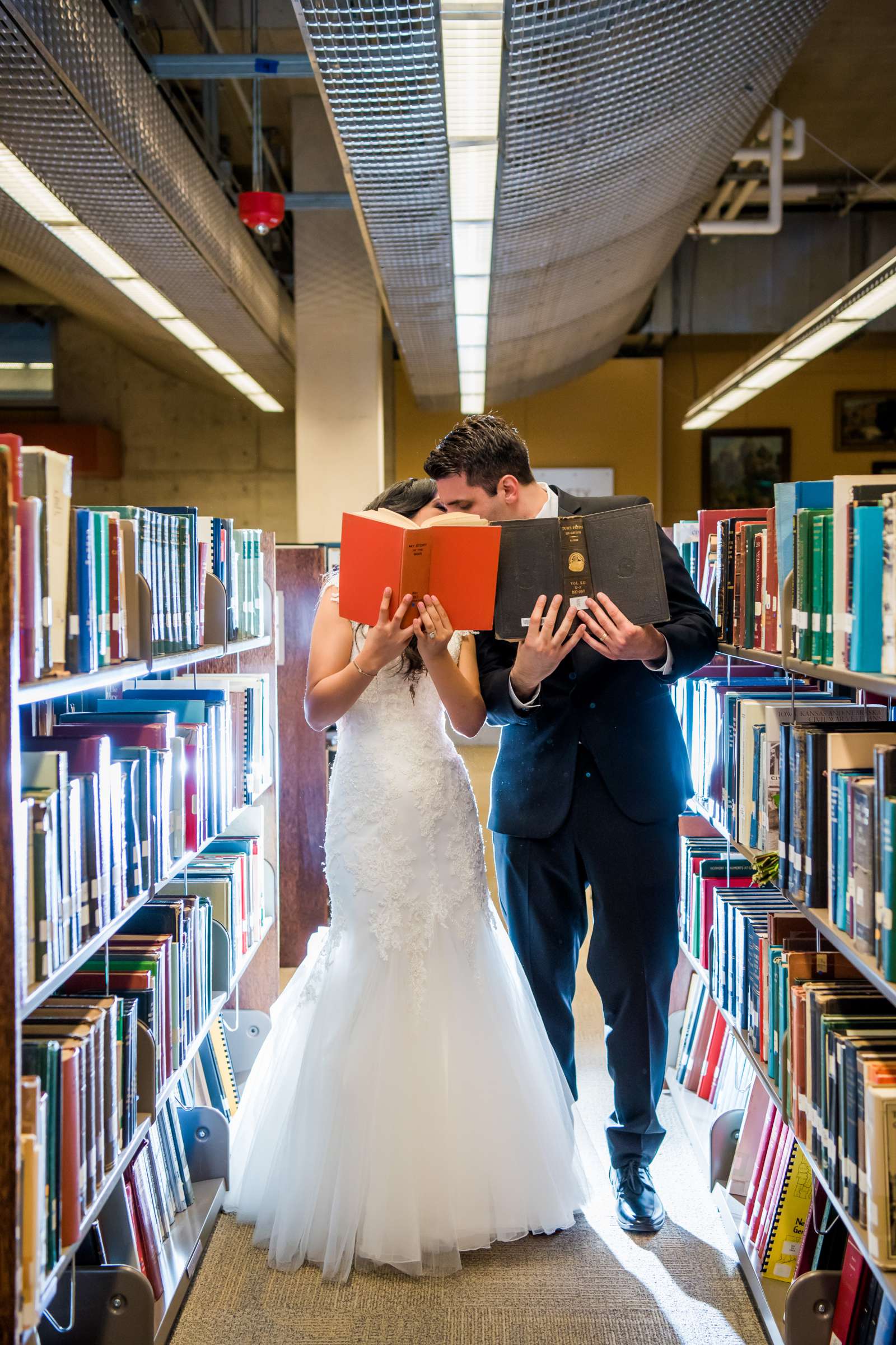San Diego Central Library Wedding, Stephanie and Omar Wedding Photo #1 by True Photography