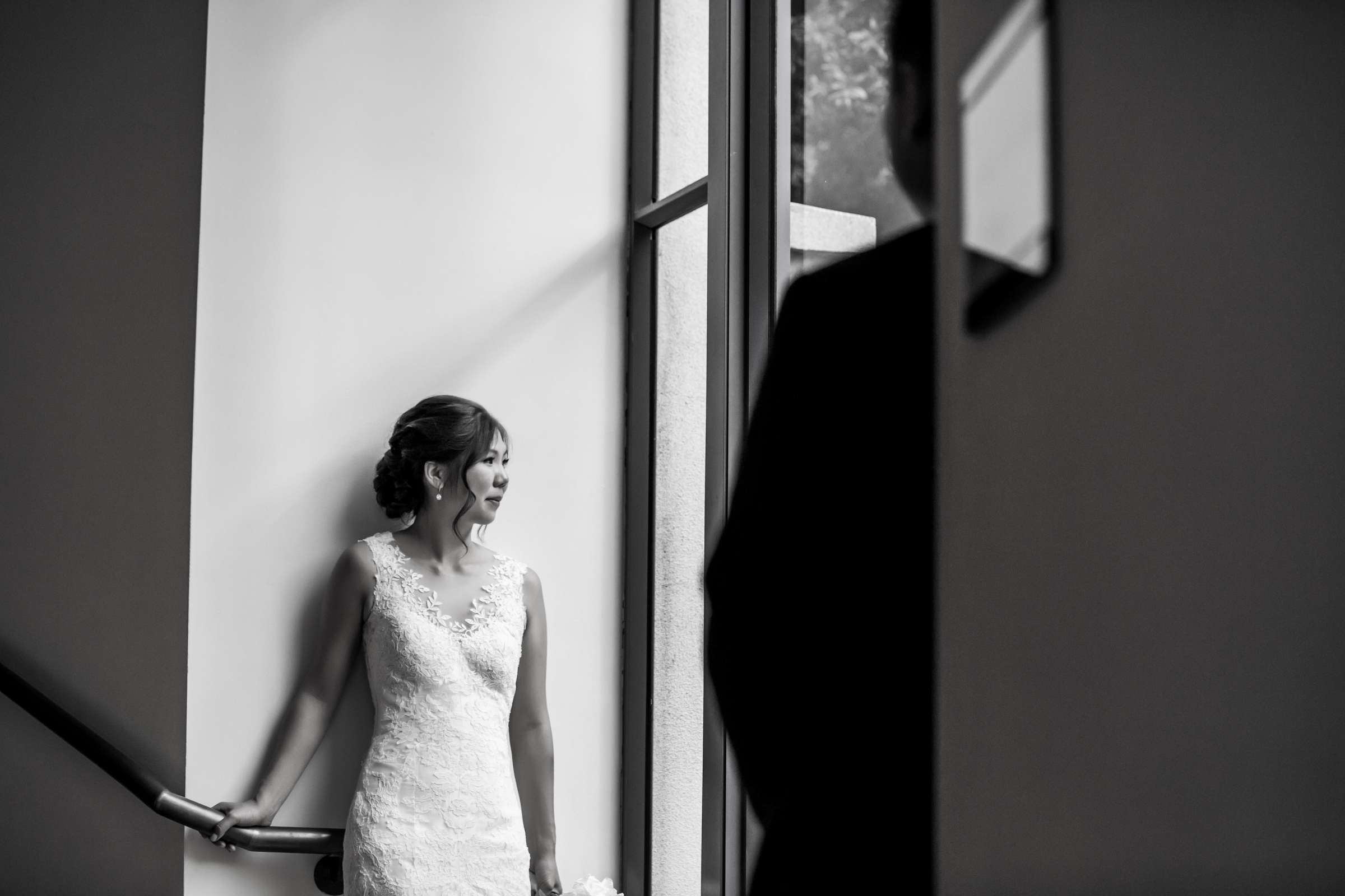 Artsy moment at California Center for the Arts Wedding, Esther and Jeffrey Wedding Photo #390725 by True Photography
