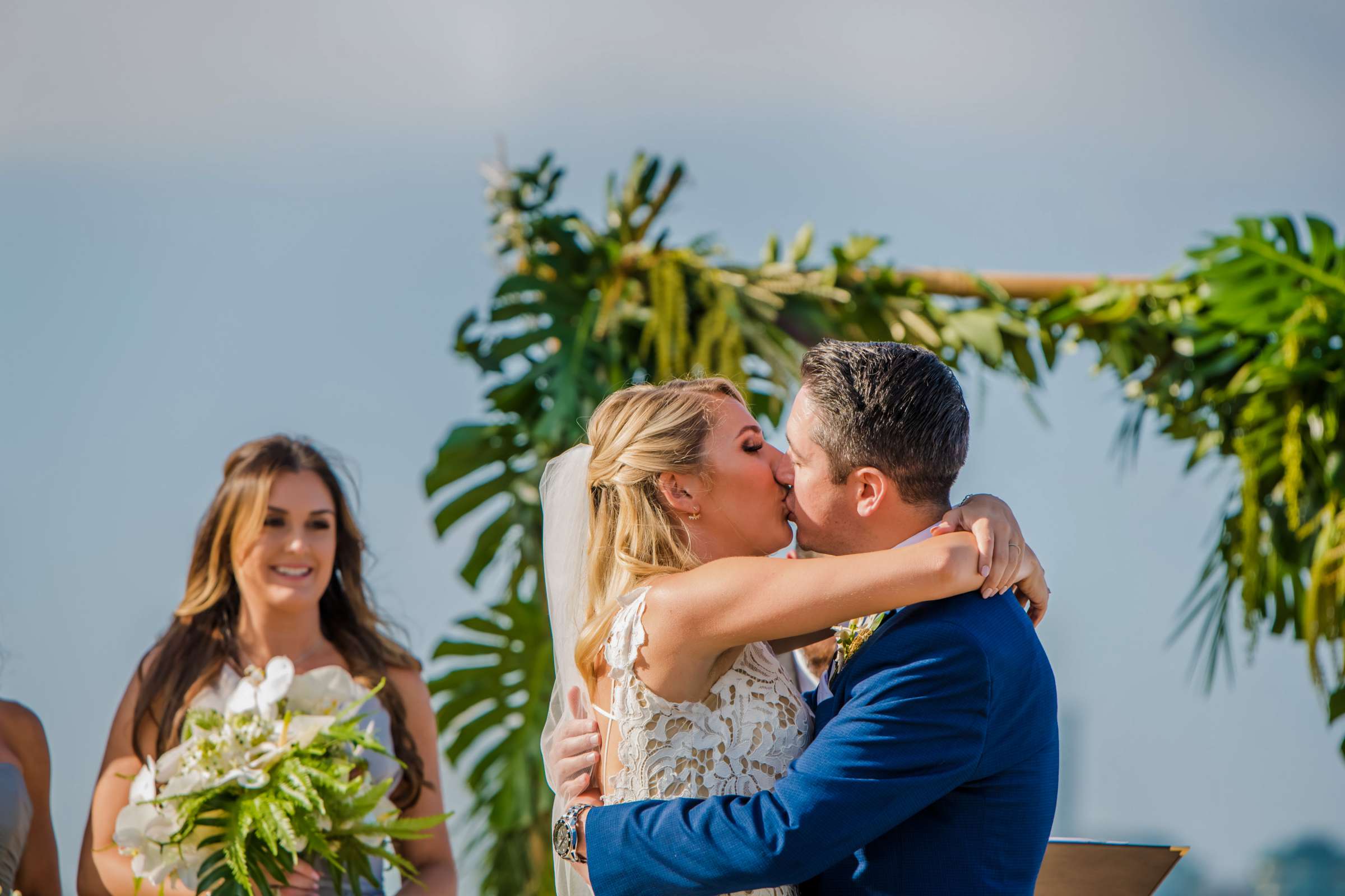 Coronado Island Marriott Resort & Spa Wedding coordinated by Bluestocking Weddings & Events, Ashleigh and Christopher Wedding Photo #67 by True Photography