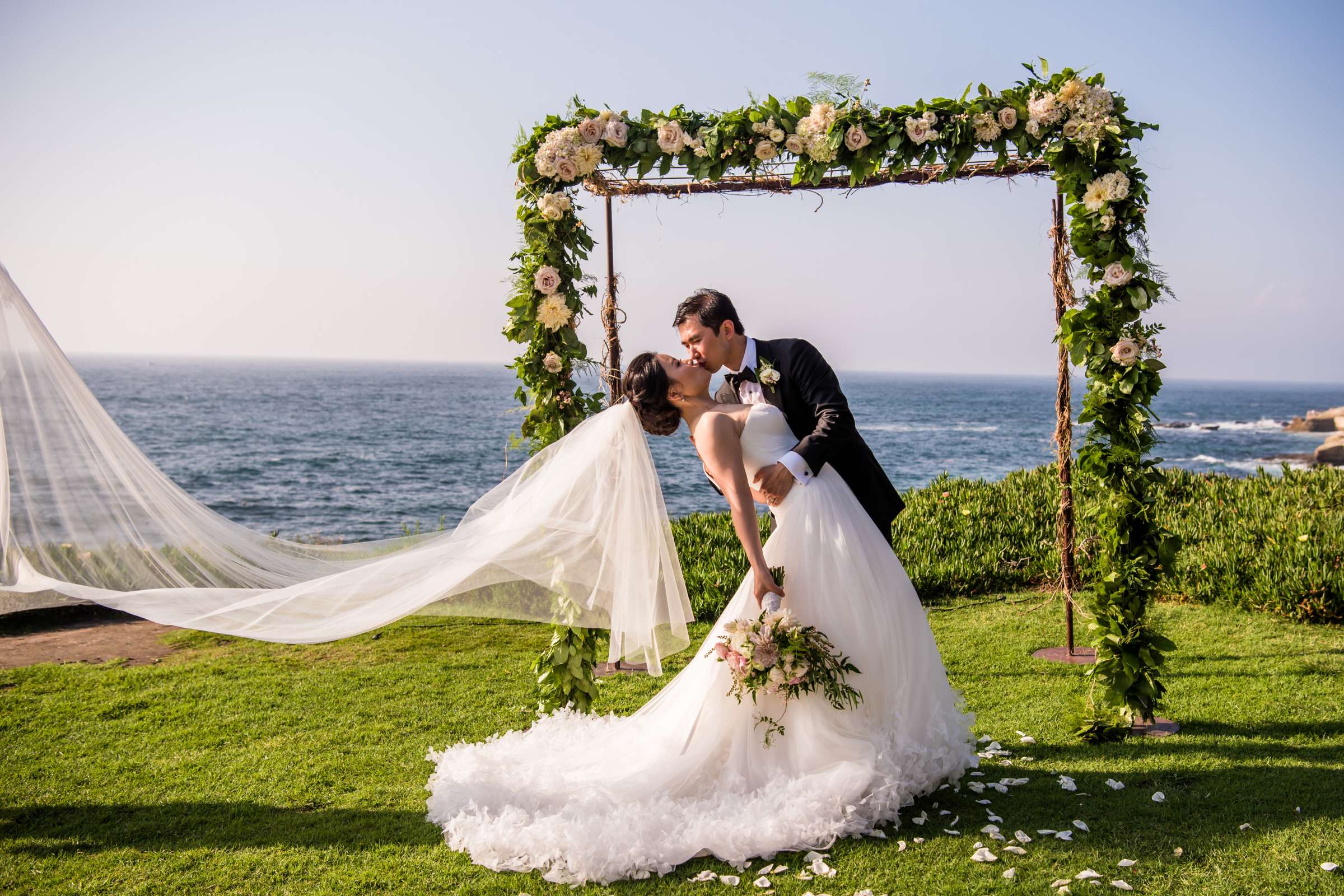 La Jolla Woman's Club Wedding coordinated by Ivory + Stone Event Co., Ella and Eric Wedding Photo #408080 by True Photography