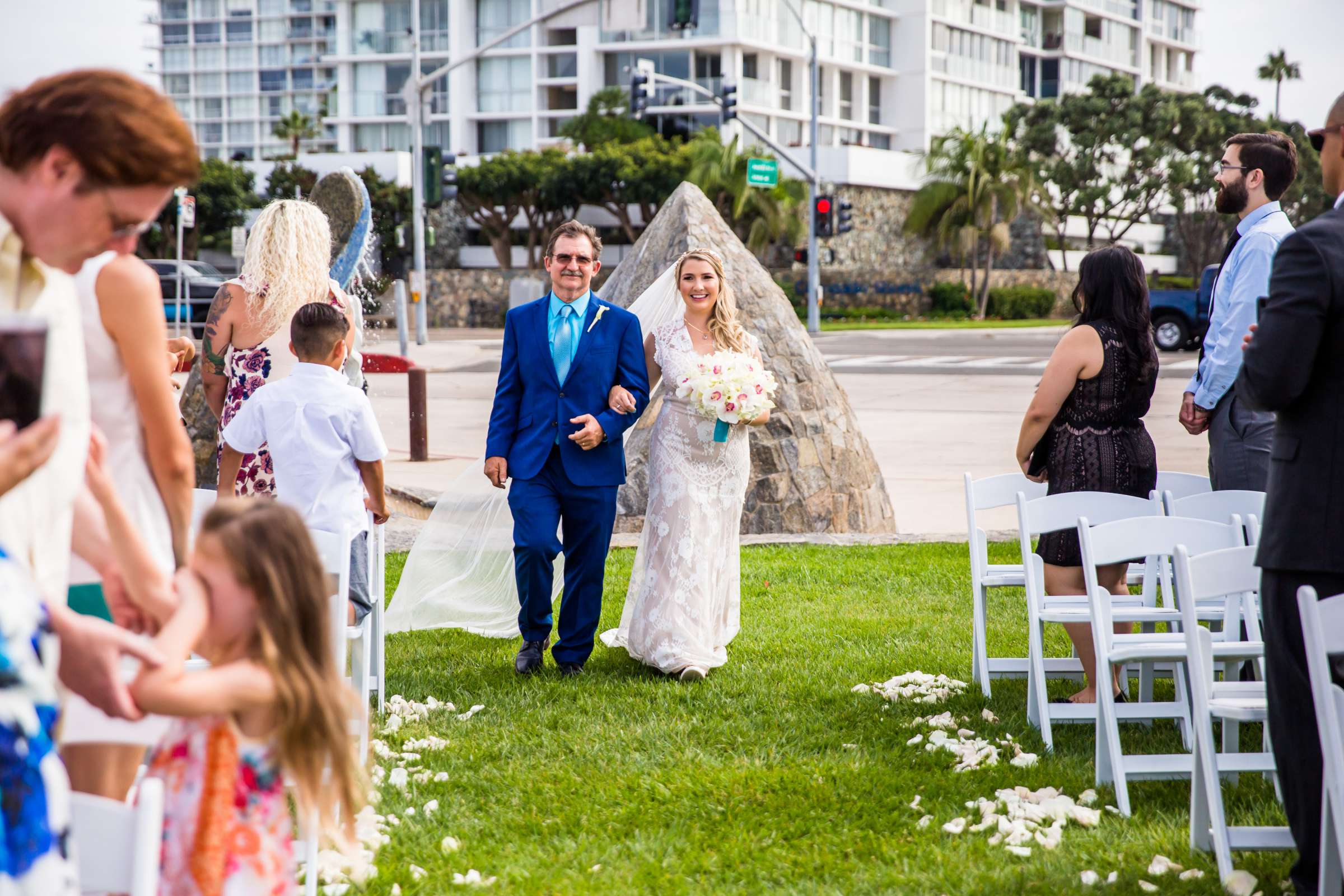 Coronado Community Center Wedding coordinated by Sweetest Things Events, Coral and Levi Wedding Photo #408499 by True Photography