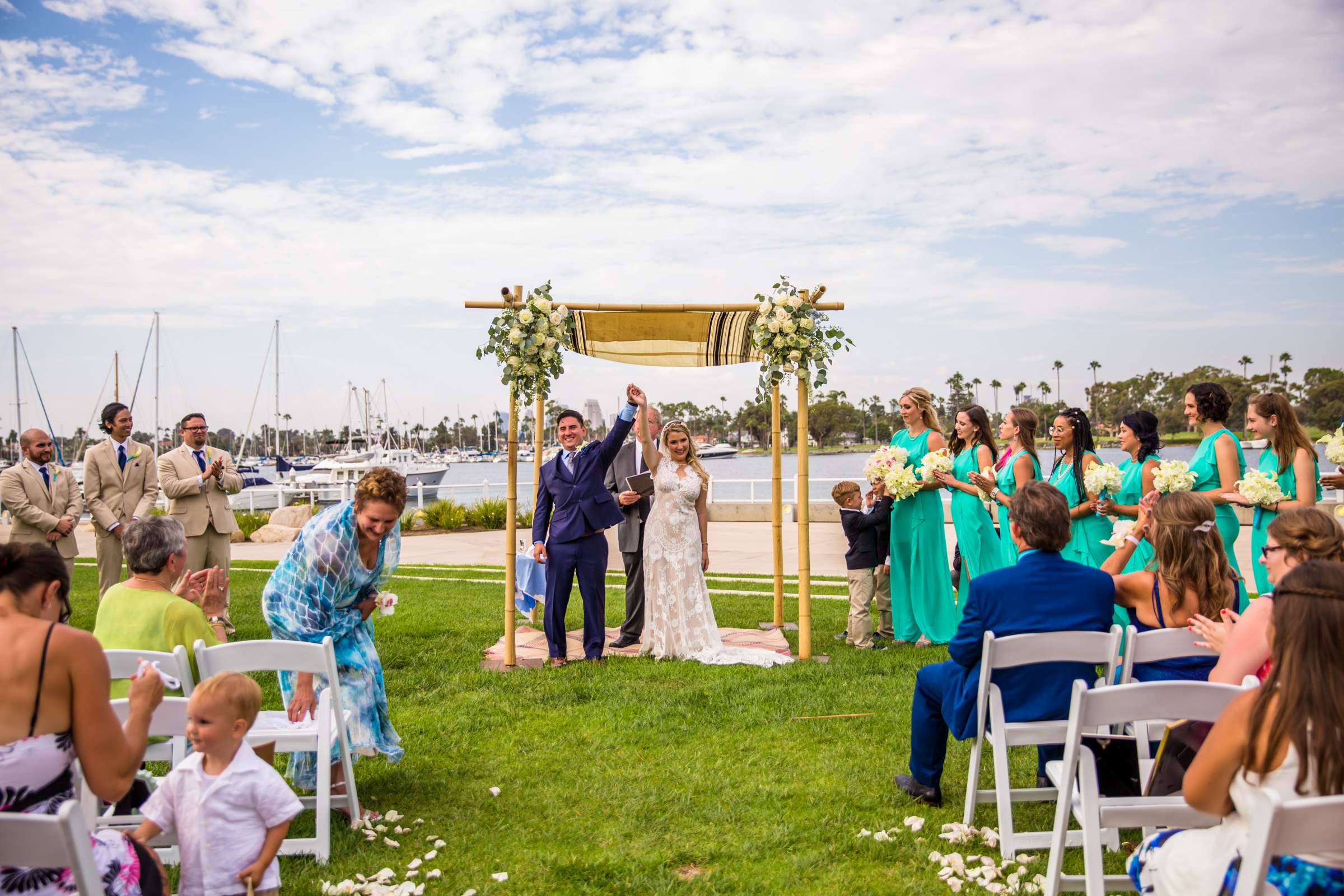 Coronado Community Center Wedding coordinated by Sweetest Things Events, Coral and Levi Wedding Photo #408523 by True Photography