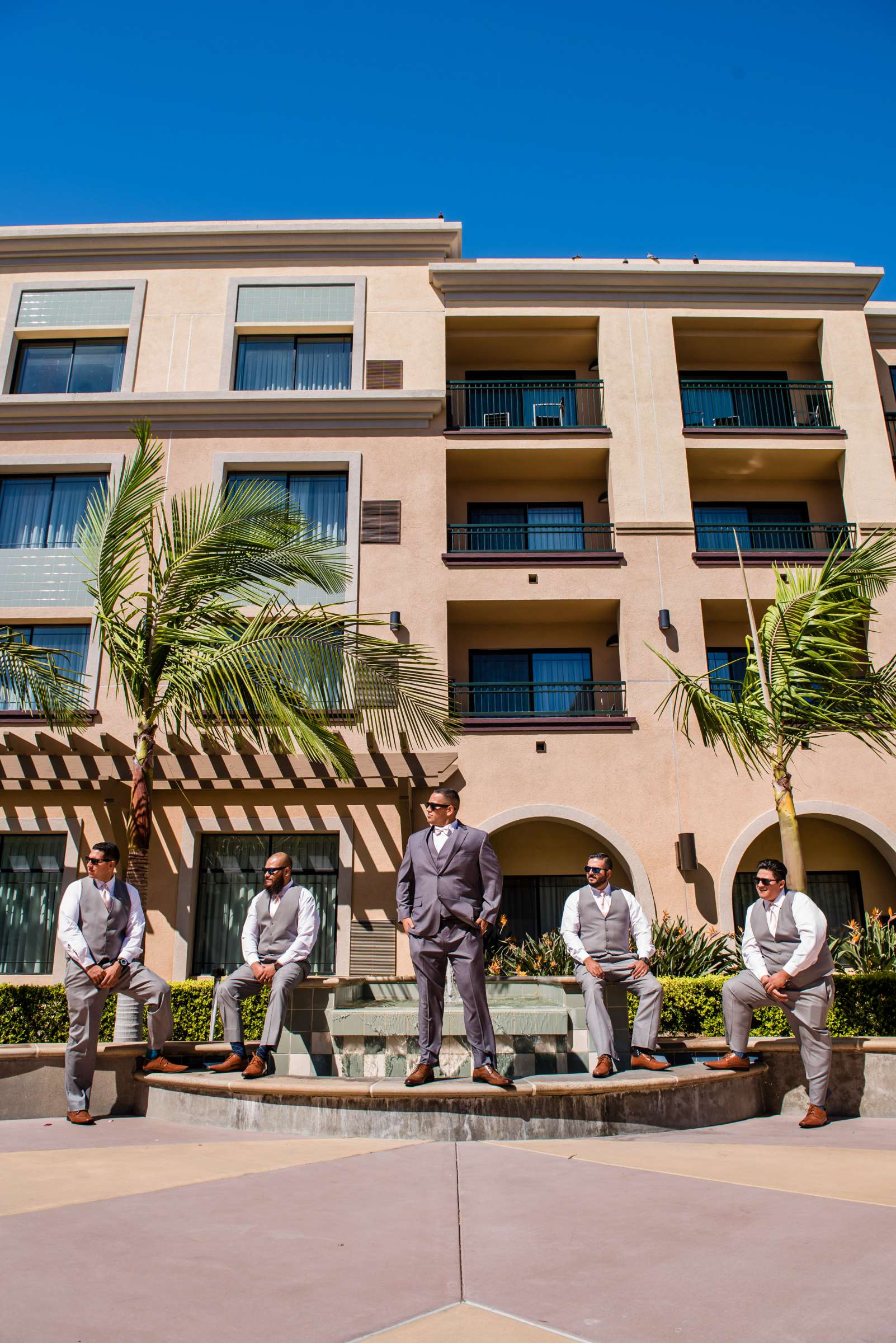 Courtyard by Marriott San Diego Airport/Liberty Station Wedding coordinated by This and That Event Services, Renae and Adrian Wedding Photo #19 by True Photography