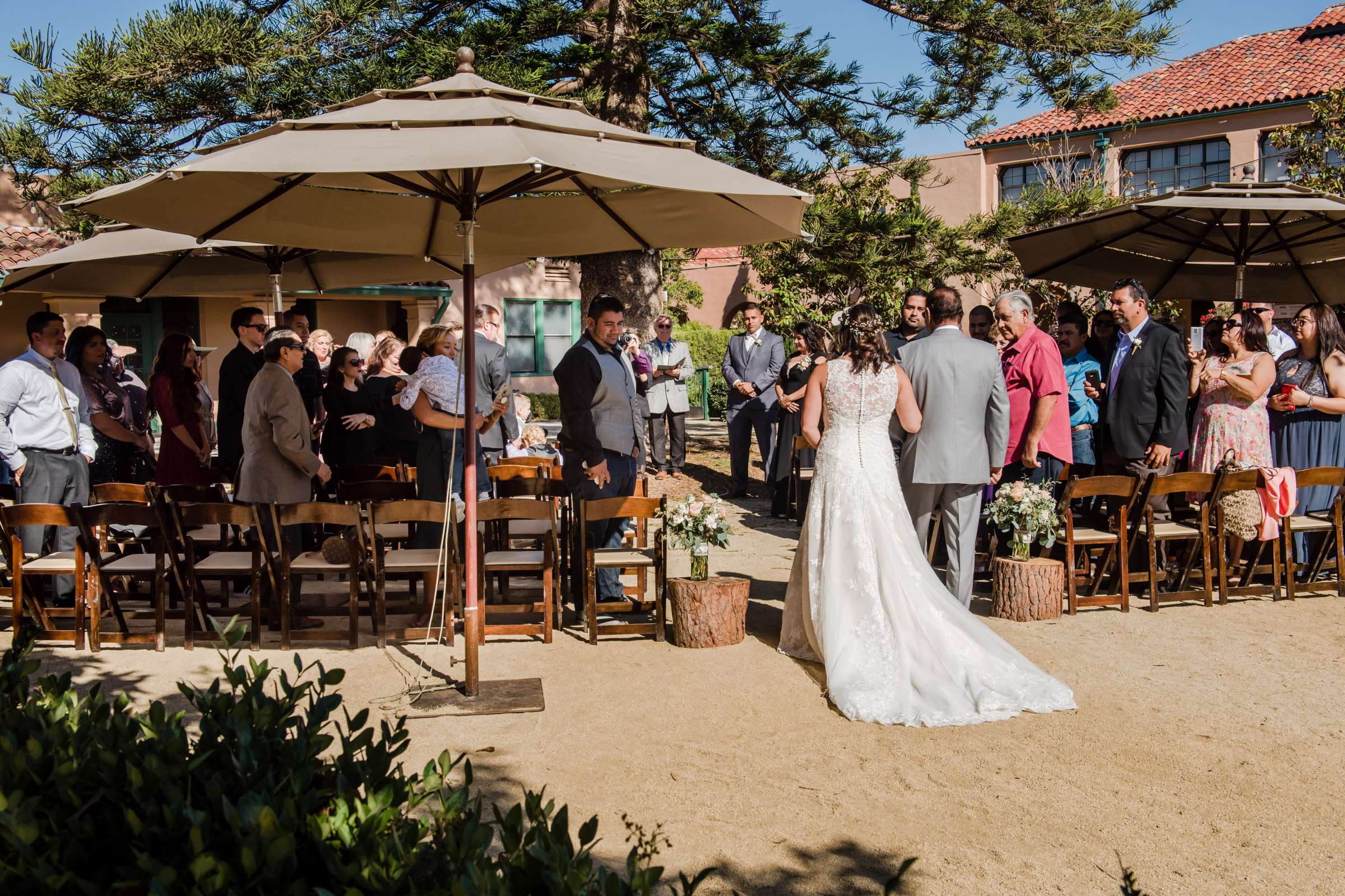 Courtyard by Marriott San Diego Airport/Liberty Station Wedding coordinated by This and That Event Services, Renae and Adrian Wedding Photo #50 by True Photography