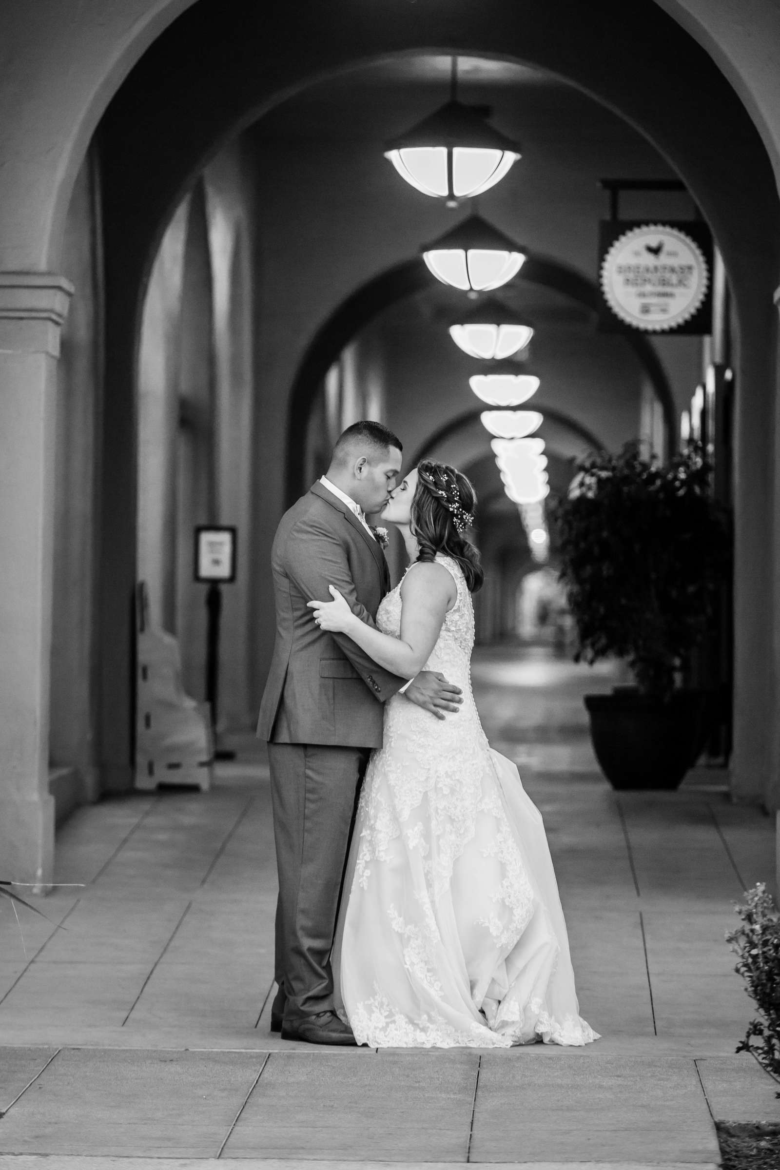 Courtyard by Marriott San Diego Airport/Liberty Station Wedding coordinated by This and That Event Services, Renae and Adrian Wedding Photo #74 by True Photography