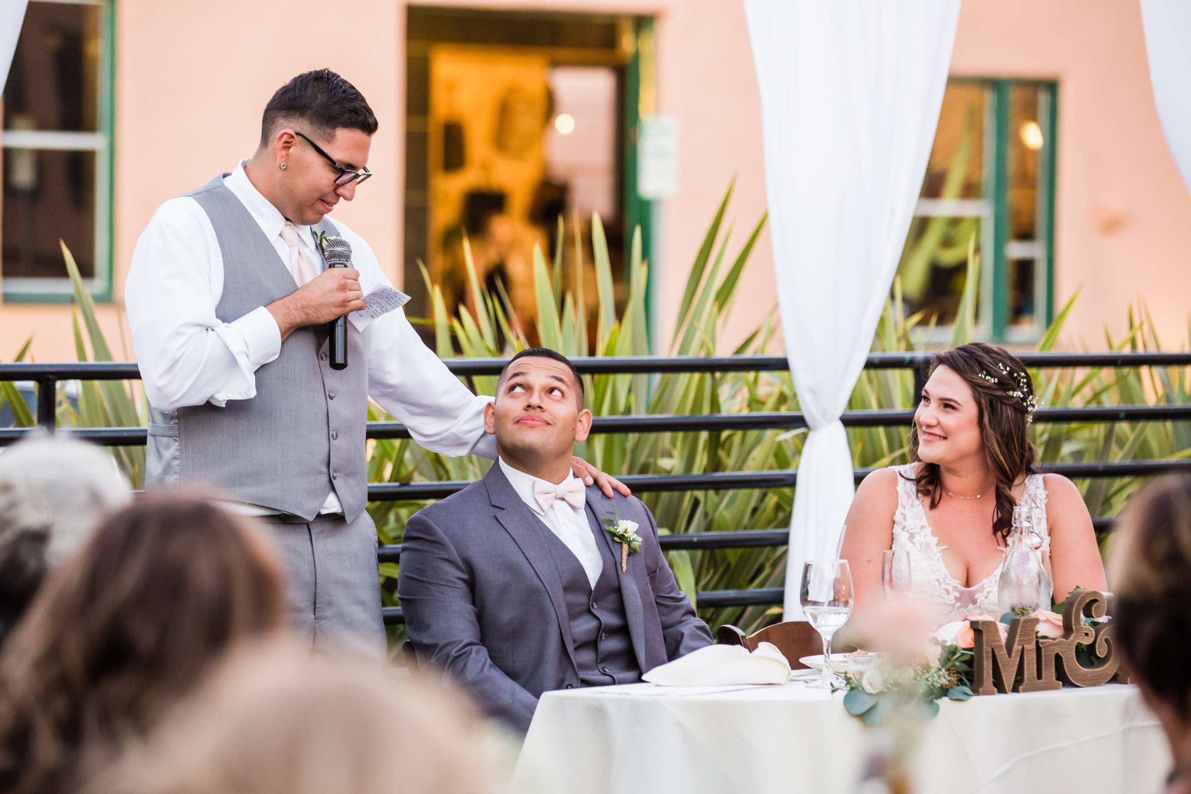 Courtyard by Marriott San Diego Airport/Liberty Station Wedding coordinated by This and That Event Services, Renae and Adrian Wedding Photo #105 by True Photography