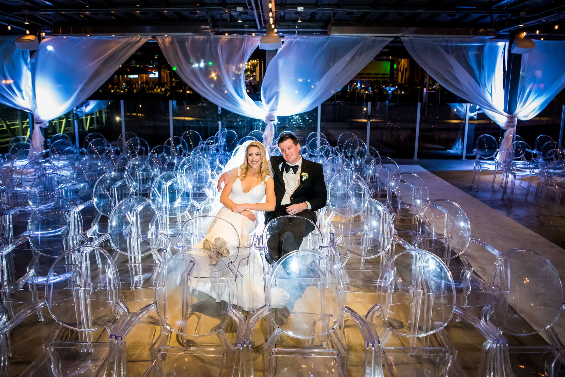 Night Shot at Coasterra Wedding coordinated by CZ Events, Emily and Michael Wedding Photo #434455 by True Photography