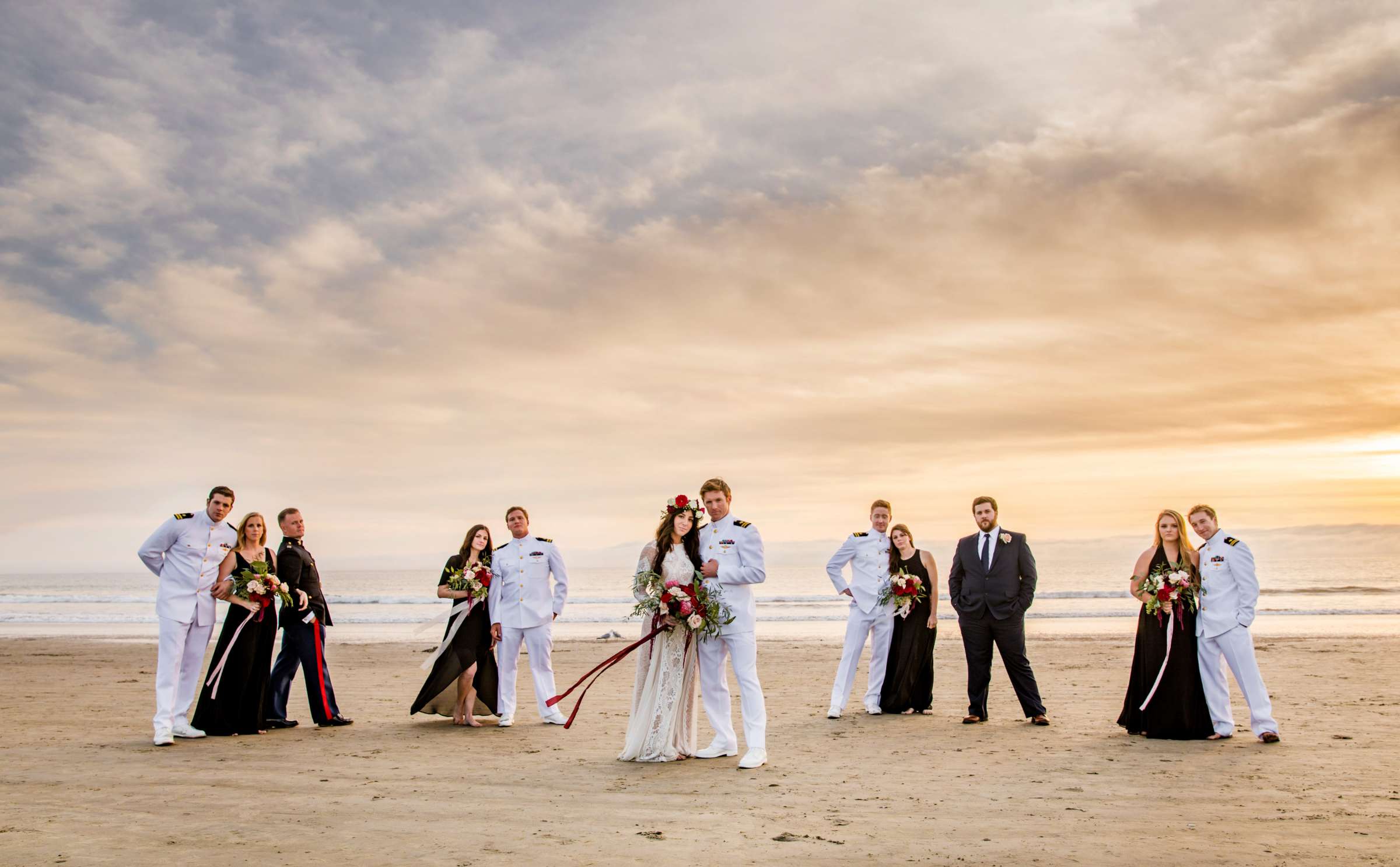 Bridal Party at Wedding, Christina and William Wedding Photo #6 by True Photography
