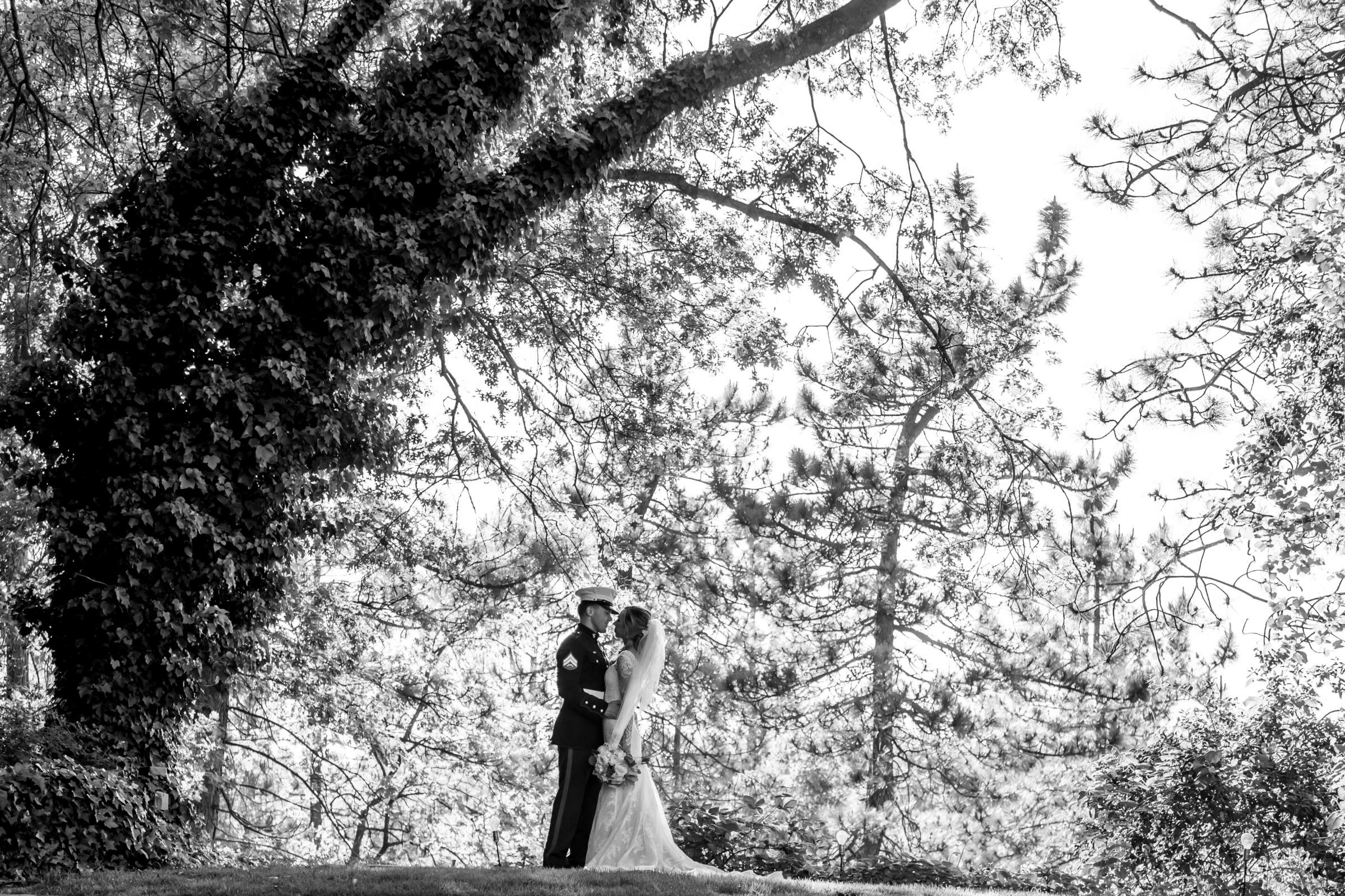 Black and White photo at Sacred Mountain Retreat Wedding, Chelsea and Ryan Wedding Photo #98 by True Photography
